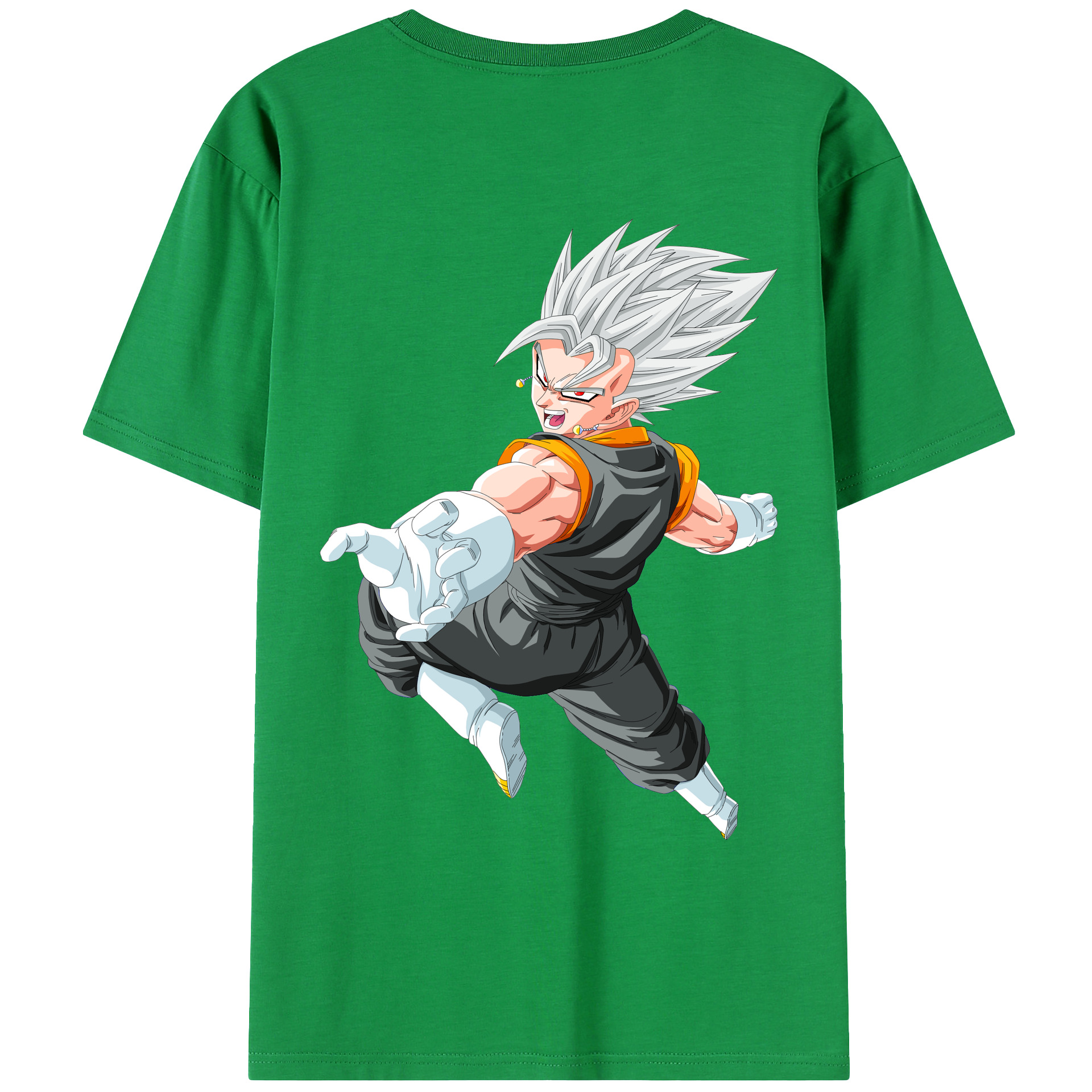 （画像用） ドラゴンボール ベジータ四世（Bejīta Yonsei）DRAGON BALL Vegeta IV レディース半袖Tシャツ(バックプリント)