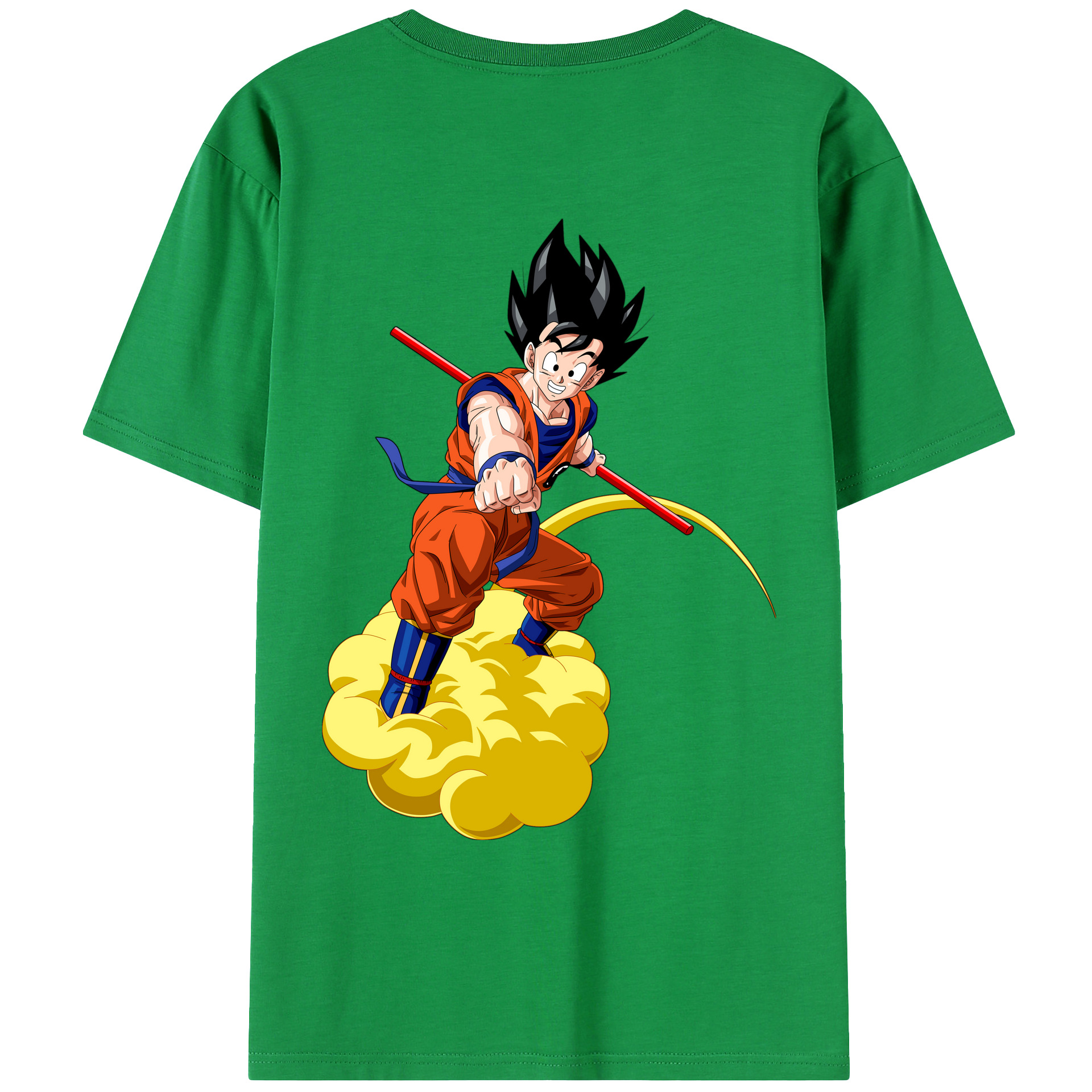 （画像用） ドラゴンボール 孫 悟飯（そんごはん）DRAGON BALL Son Gohan レディース半袖Tシャツ(バックプリント)