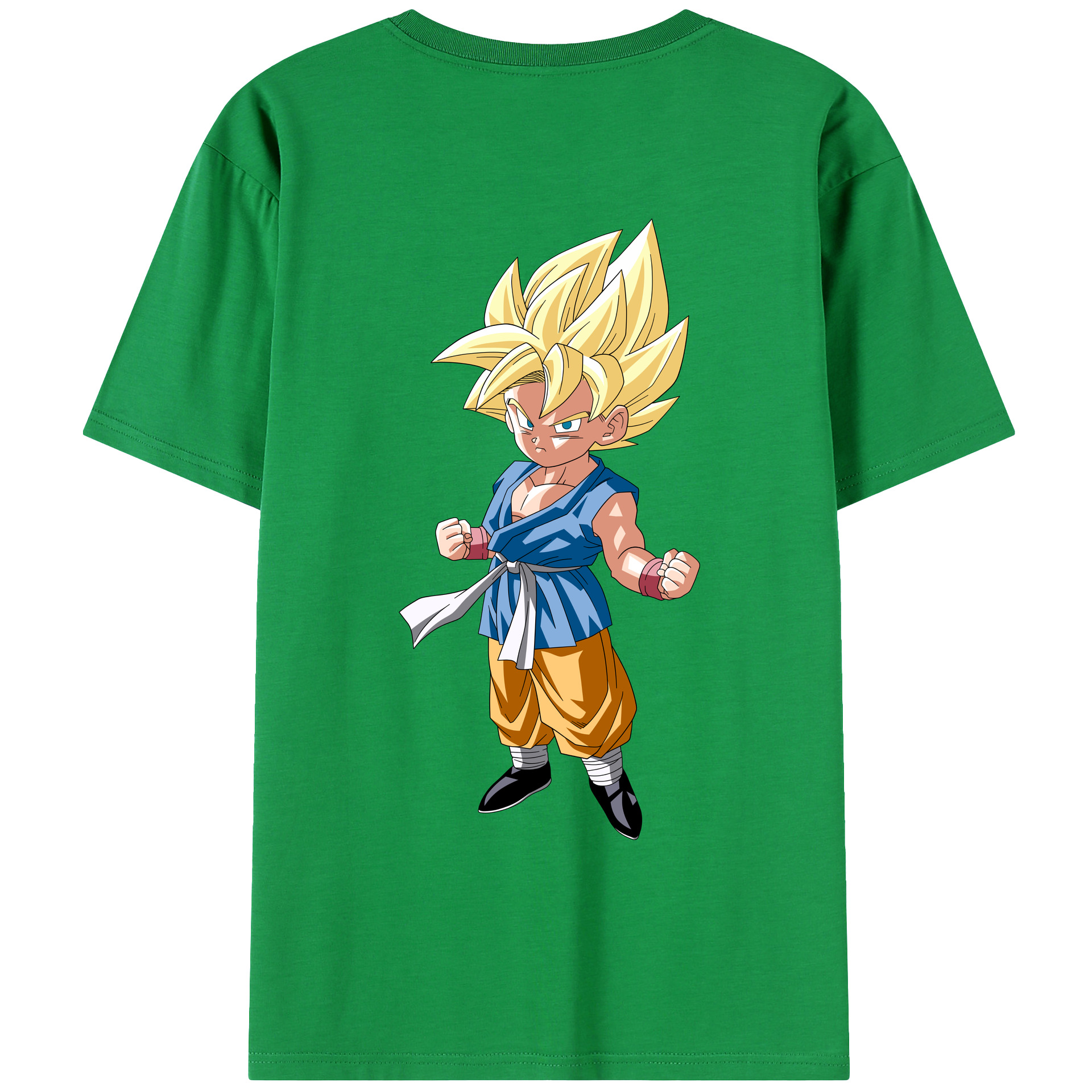 （画像用） ドラゴンボール 孫 悟飯（そんごはん）DRAGON BALL Son Gohan レディース半袖Tシャツ(バックプリント)