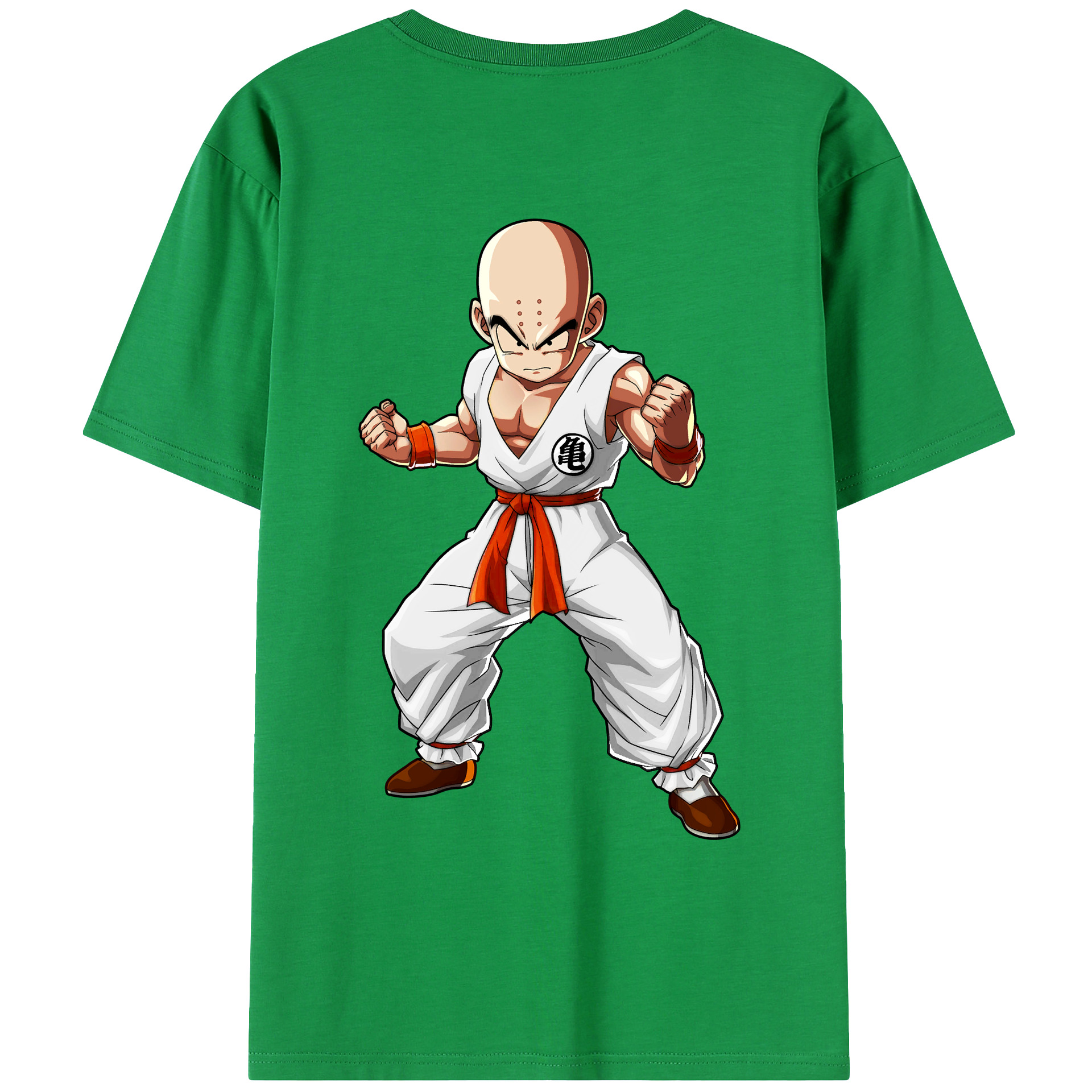 （画像用） ドラゴンボール クリリン DRAGON BALL krillin レディース半袖Tシャツ(バックプリント)