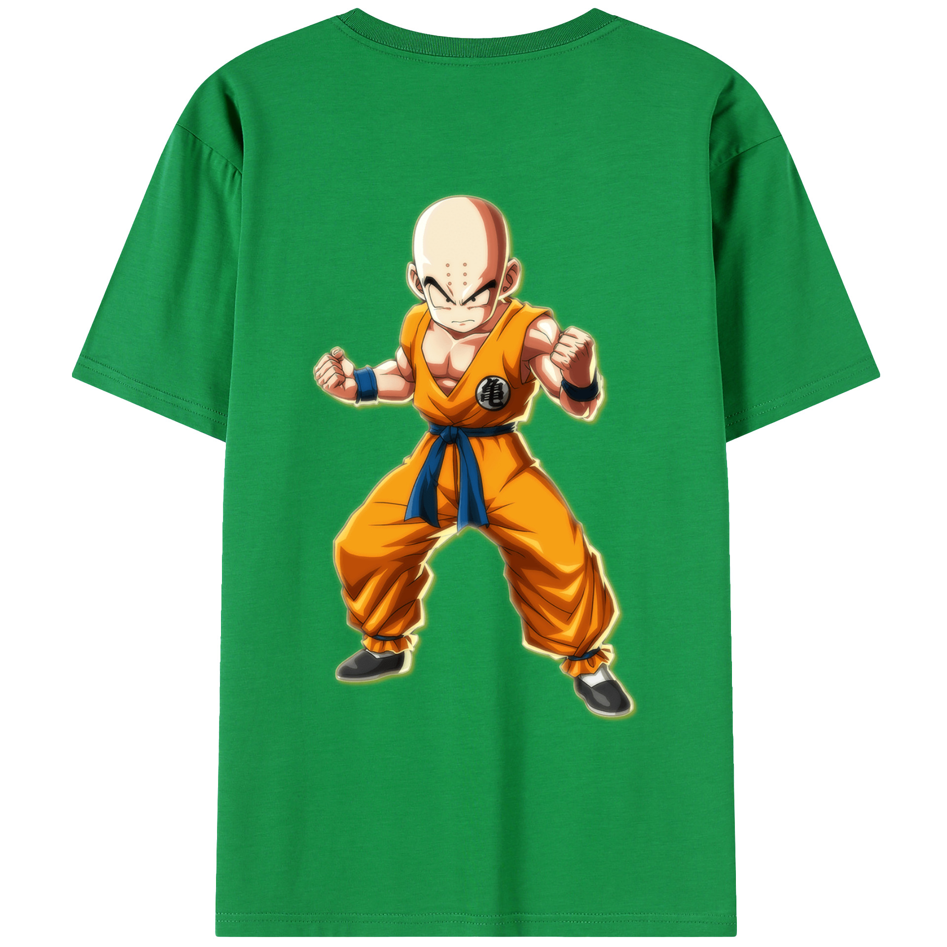 （画像用） ドラゴンボール クリリン DRAGON BALL krillin レディース半袖Tシャツ(バックプリント)