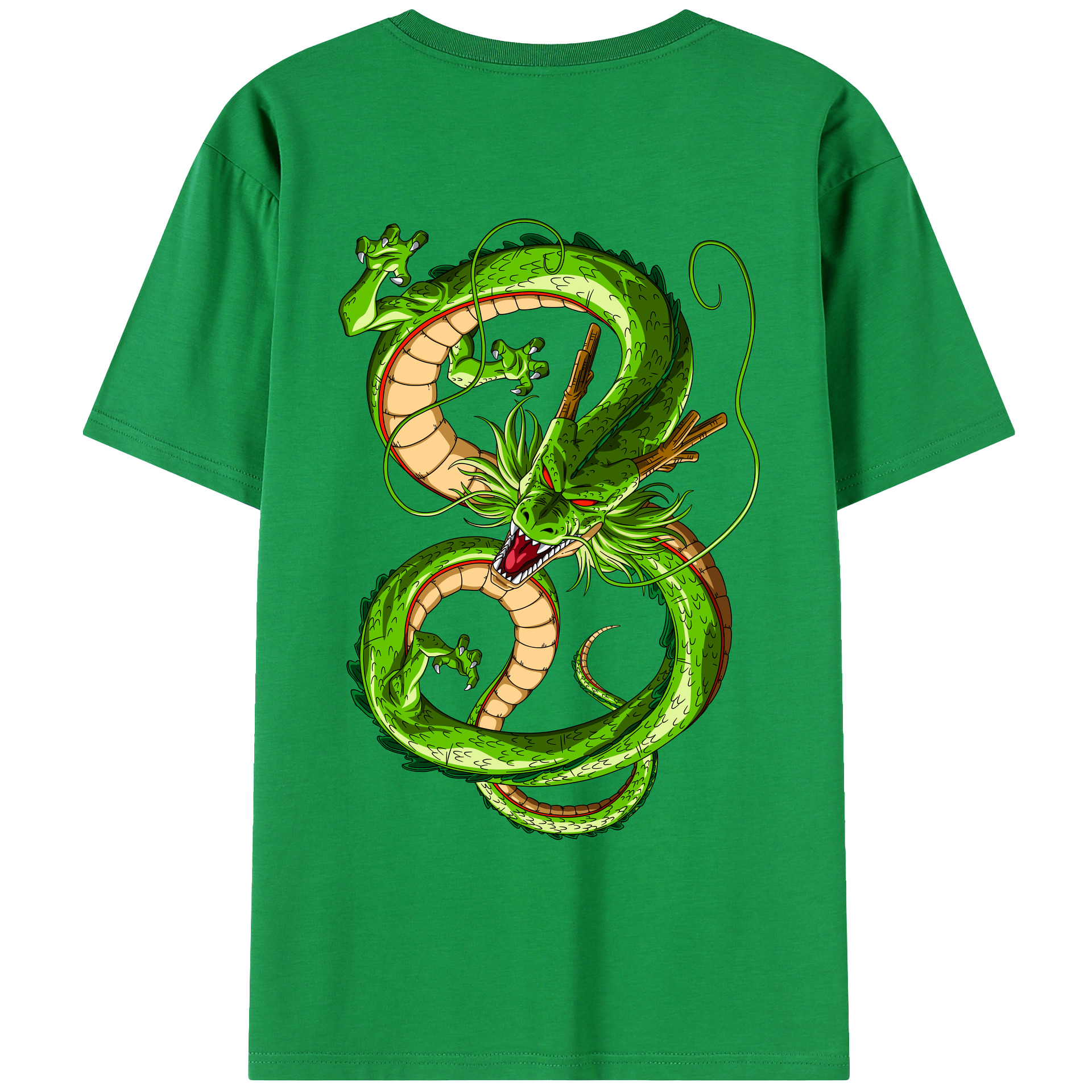 （画像用） ドラゴンボール 神龍 シェンロン DRAGON BALL Shenron レディース半袖Tシャツ(バックプリント)