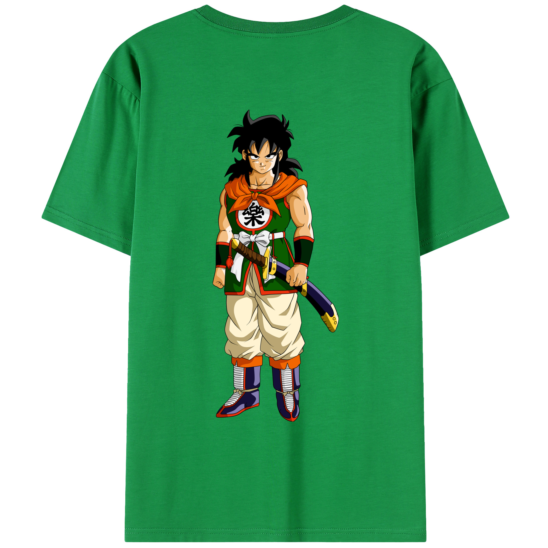 （画像用） ドラゴンボール ヤムチャ DRAGON BALL Yamcha レディース半袖Tシャツ(バックプリント)