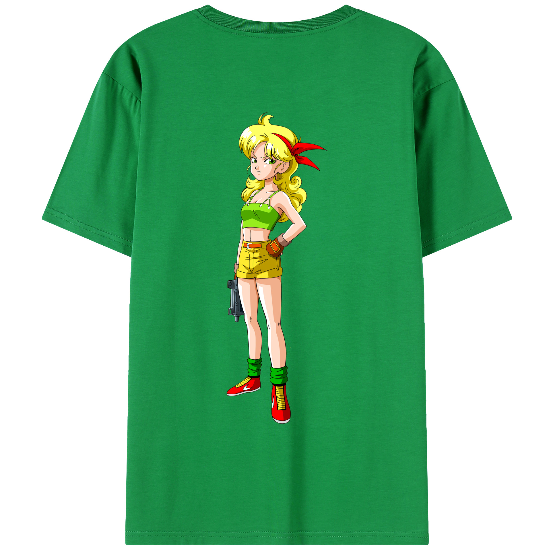 （画像用） ドラゴンボール DRAGON BALL レディース半袖Tシャツ(バックプリント)