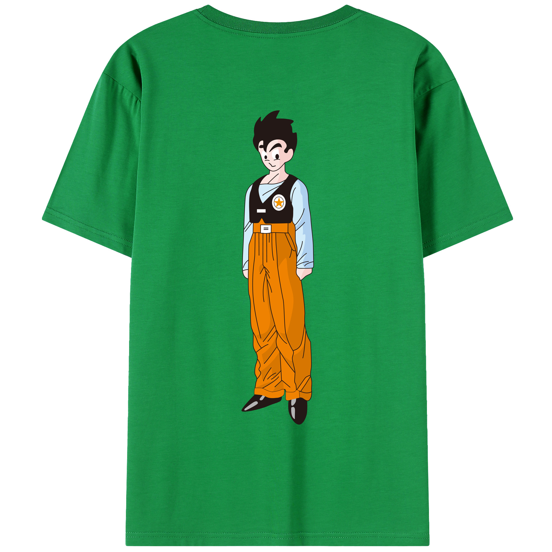 （画像用） ドラゴンボール DRAGON BALL レディース半袖Tシャツ(バックプリント)