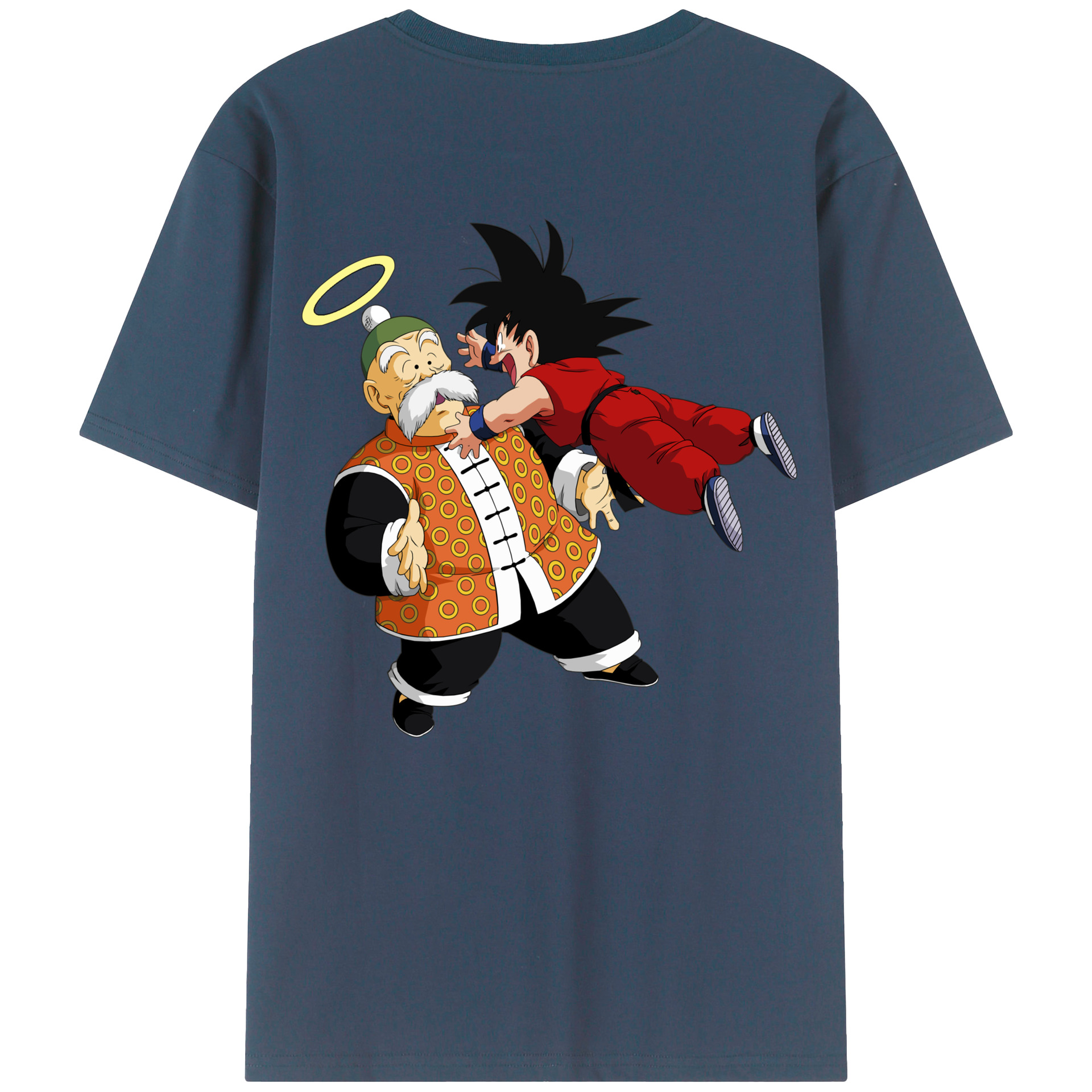 （画像用） ドラゴンボール 孫悟空（そん ごくう）Son Goku カカロット DRAGON BALL Kakarotto レディース半袖Tシャツ(バックプリント)