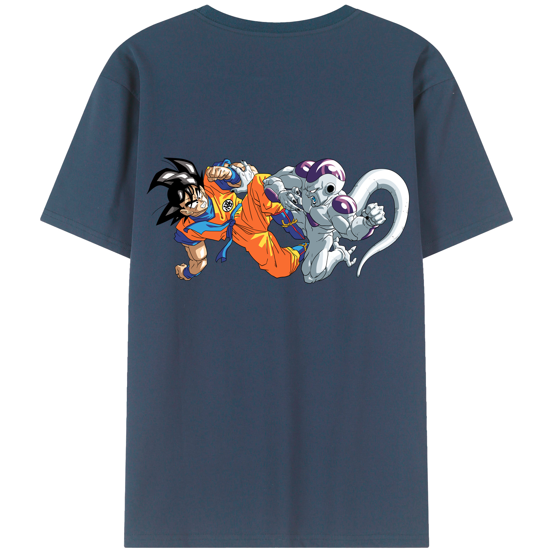 （画像用） ドラゴンボール 孫悟空（そん ごくう）Son Goku カカロット DRAGON BALL Kakarotto レディース半袖Tシャツ(バックプリント)