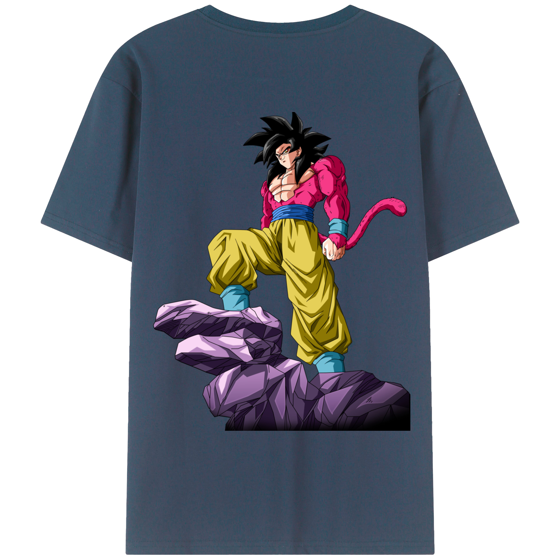 （画像用） ドラゴンボール 孫悟空（そん ごくう）Son Goku カカロット DRAGON BALL Kakarotto レディース半袖Tシャツ(バックプリント)