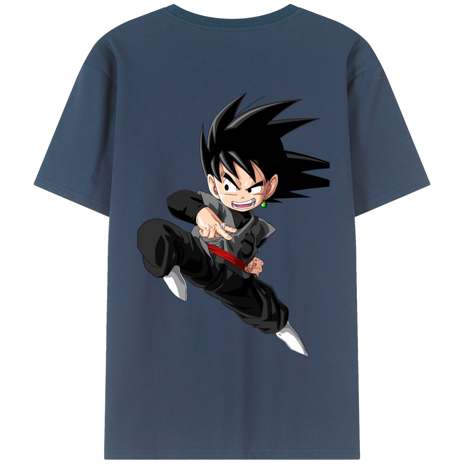 （画像用） ドラゴンボール 孫悟空（そん ごくう）Son Goku カカロット DRAGON BALL Kakarotto レディース半袖Tシャツ(バックプリント)