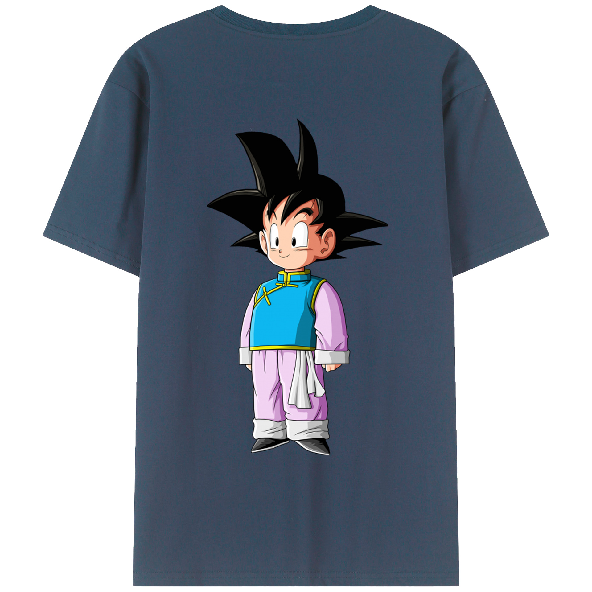 （画像用） ドラゴンボール 孫悟空（そん ごくう）Son Goku カカロット DRAGON BALL Kakarotto レディース半袖Tシャツ(バックプリント)
