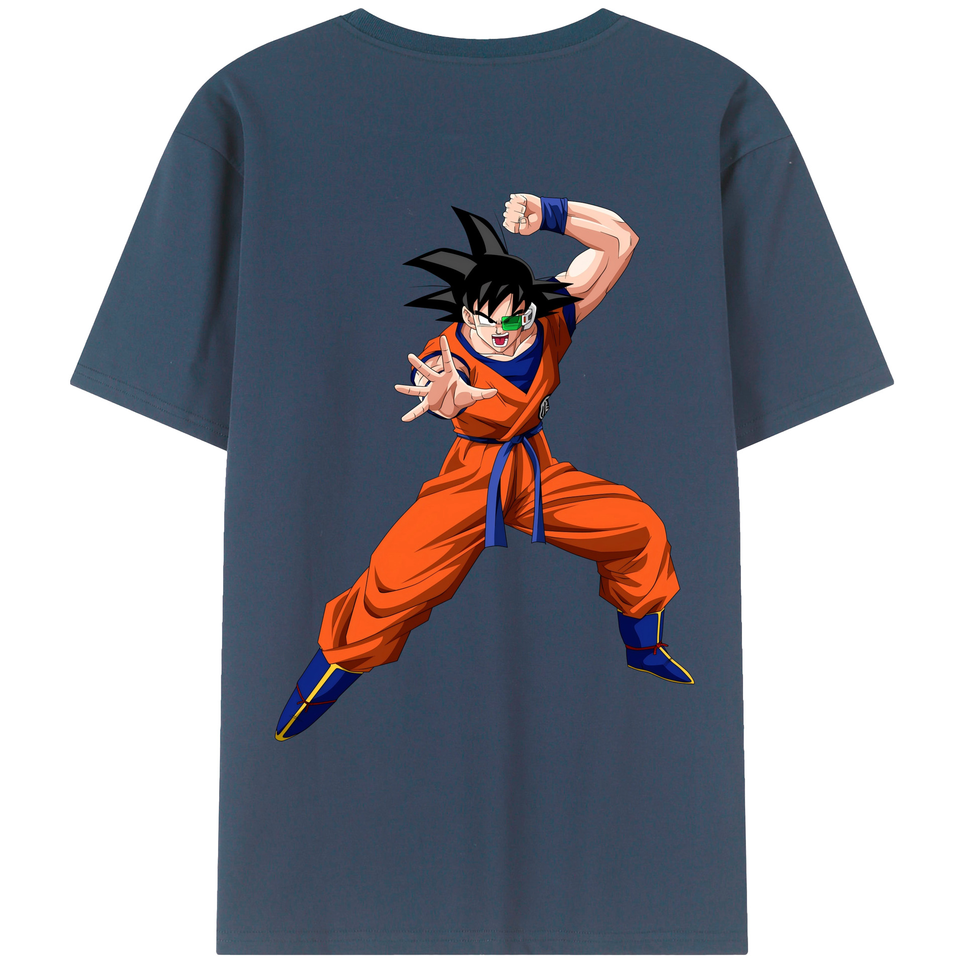 （画像用） ドラゴンボール 孫悟空（そん ごくう）Son Goku カカロット DRAGON BALL Kakarotto レディース半袖Tシャツ(バックプリント)