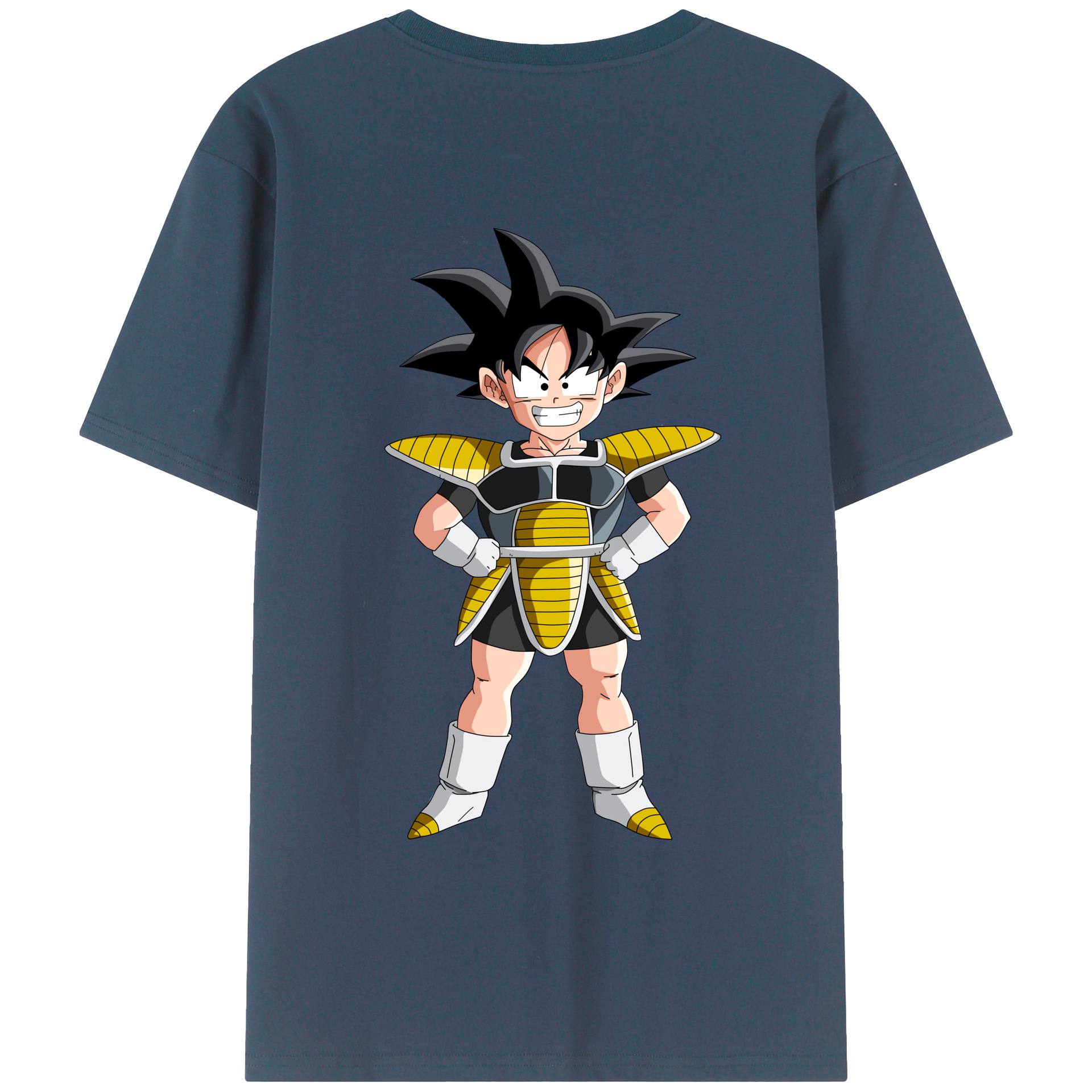 （画像用） ドラゴンボール 孫悟空（そん ごくう）Son Goku カカロット DRAGON BALL Kakarotto レディース半袖Tシャツ(バックプリント)