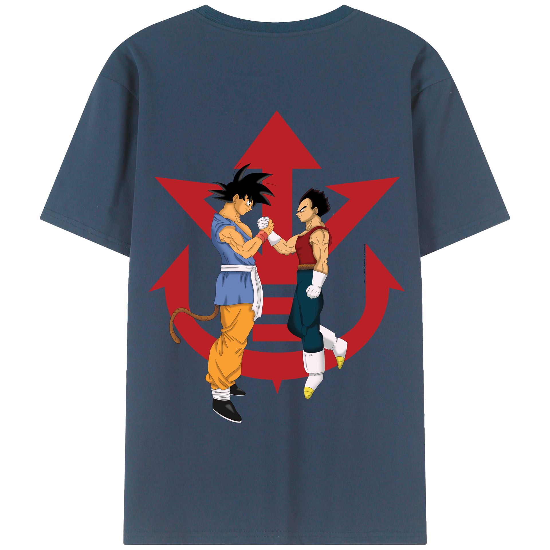 （画像用） ドラゴンボール 孫悟空（そん ごくう）Son Goku カカロット DRAGON BALL Kakarotto レディース半袖Tシャツ(バックプリント)