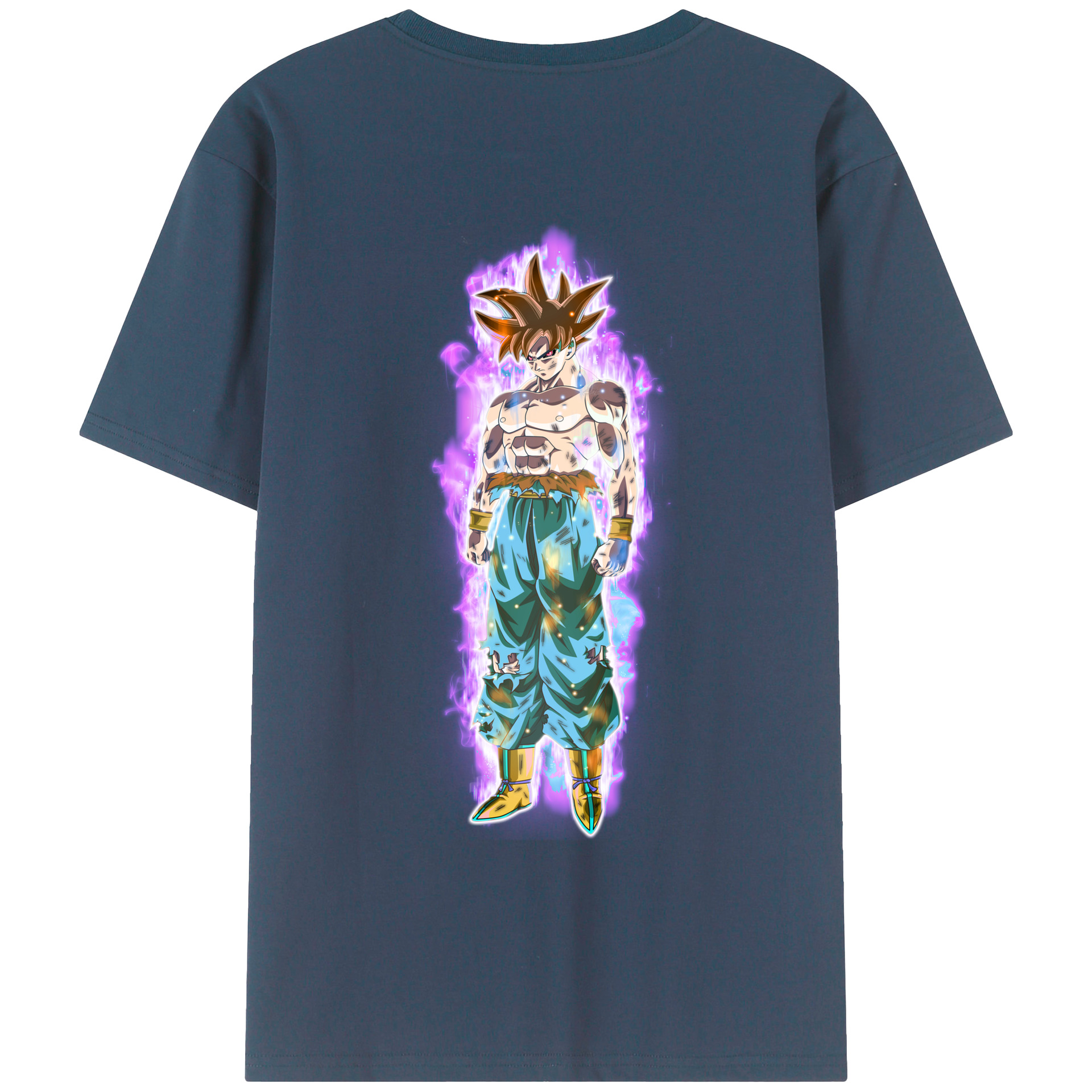 （画像用） ドラゴンボール 孫悟空（そん ごくう）Son Goku カカロット DRAGON BALL Kakarotto レディース半袖Tシャツ(バックプリント)