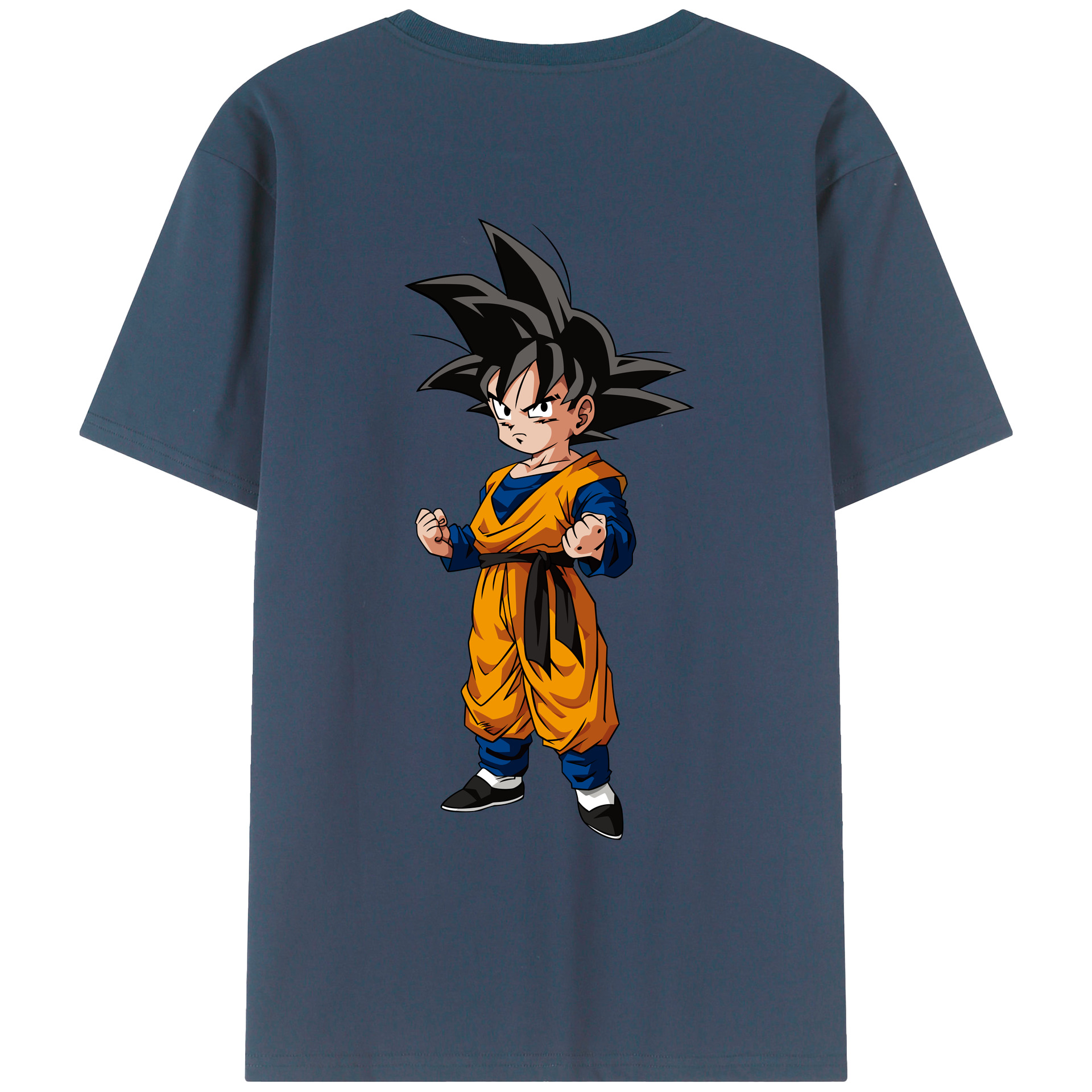 （画像用） ドラゴンボール 孫悟空（そん ごくう）Son Goku カカロット DRAGON BALL Kakarotto レディース半袖Tシャツ(バックプリント)
