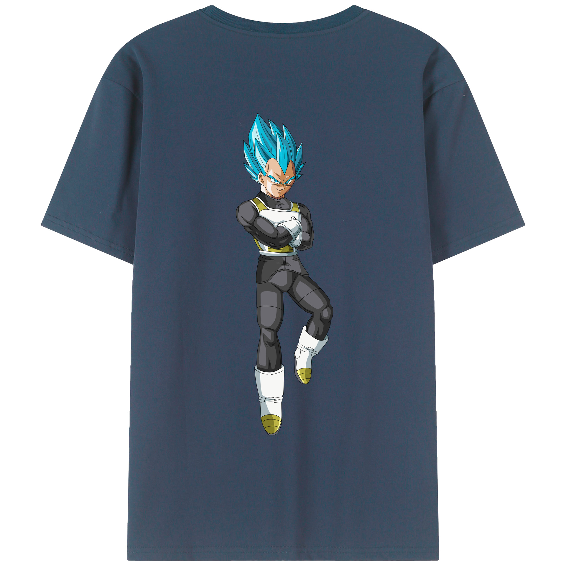 （画像用） ドラゴンボール ベジータ四世（Bejīta Yonsei）DRAGON BALL Vegeta IV レディース半袖Tシャツ(バックプリント)