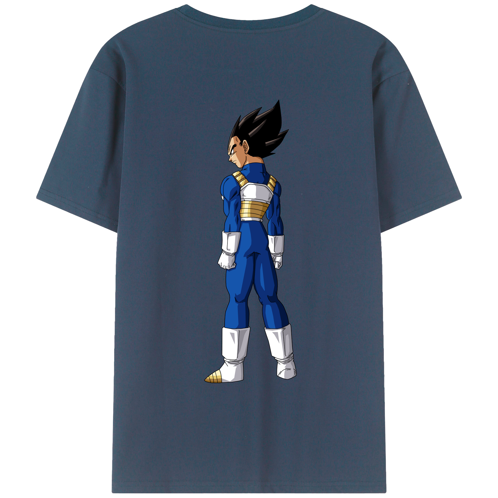 （画像用） ドラゴンボール ベジータ四世（Bejīta Yonsei）DRAGON BALL Vegeta IV レディース半袖Tシャツ(バックプリント)