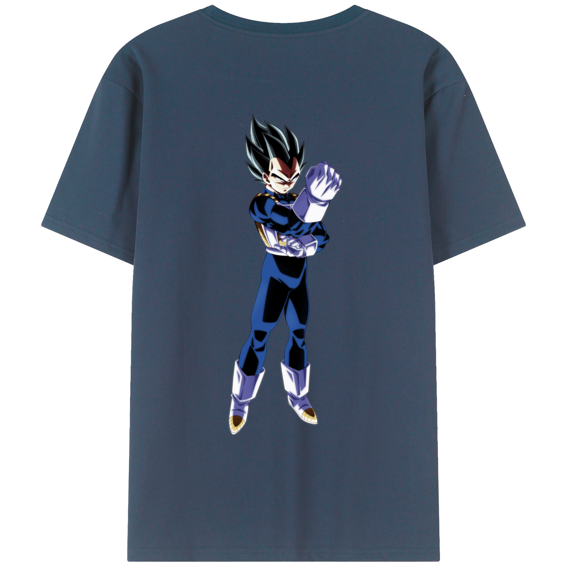 （画像用） ドラゴンボール ベジータ四世（Bejīta Yonsei）DRAGON BALL Vegeta IV レディース半袖Tシャツ(バックプリント)
