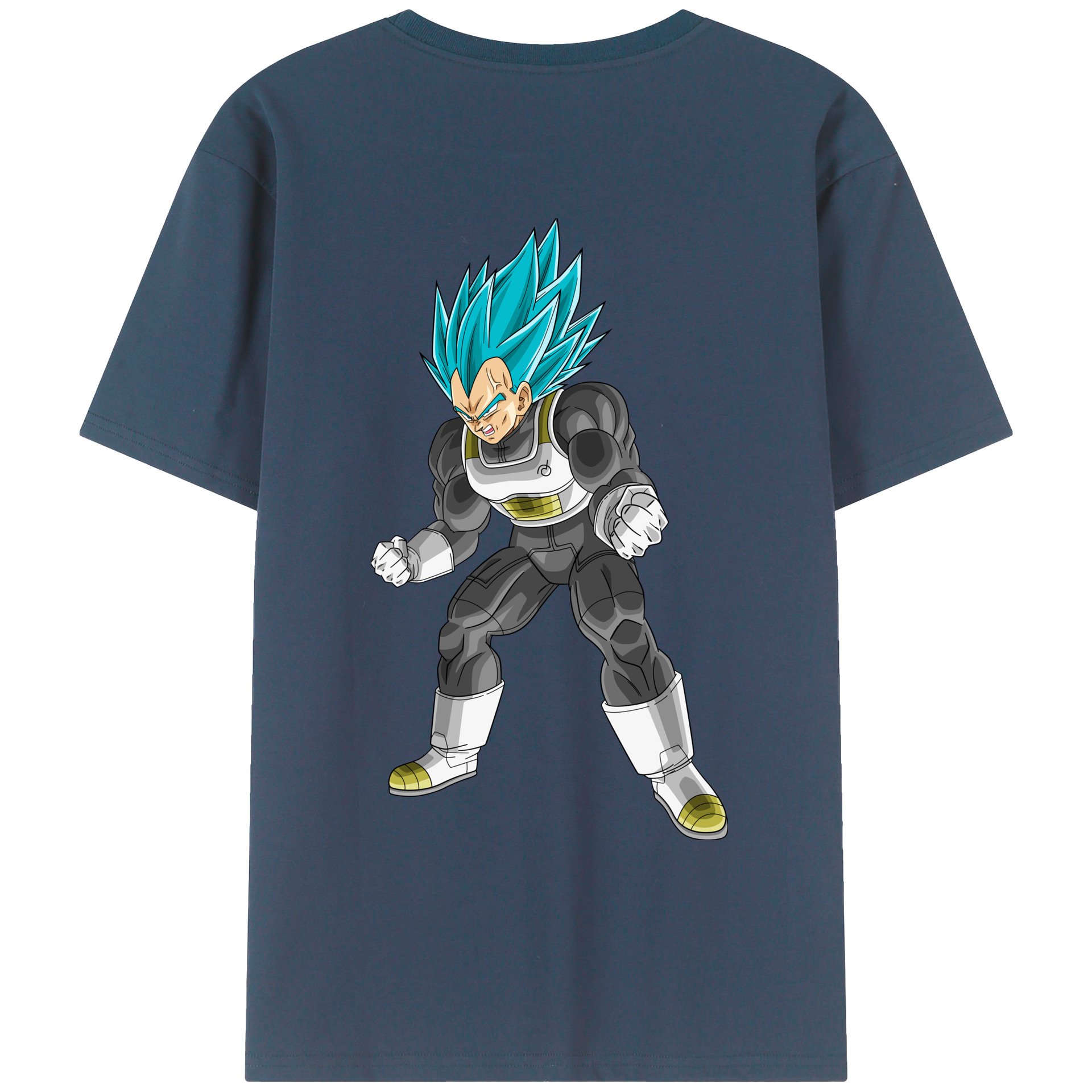 （画像用） ドラゴンボール ベジータ四世（Bejīta Yonsei）DRAGON BALL Vegeta IV レディース半袖Tシャツ(バックプリント)