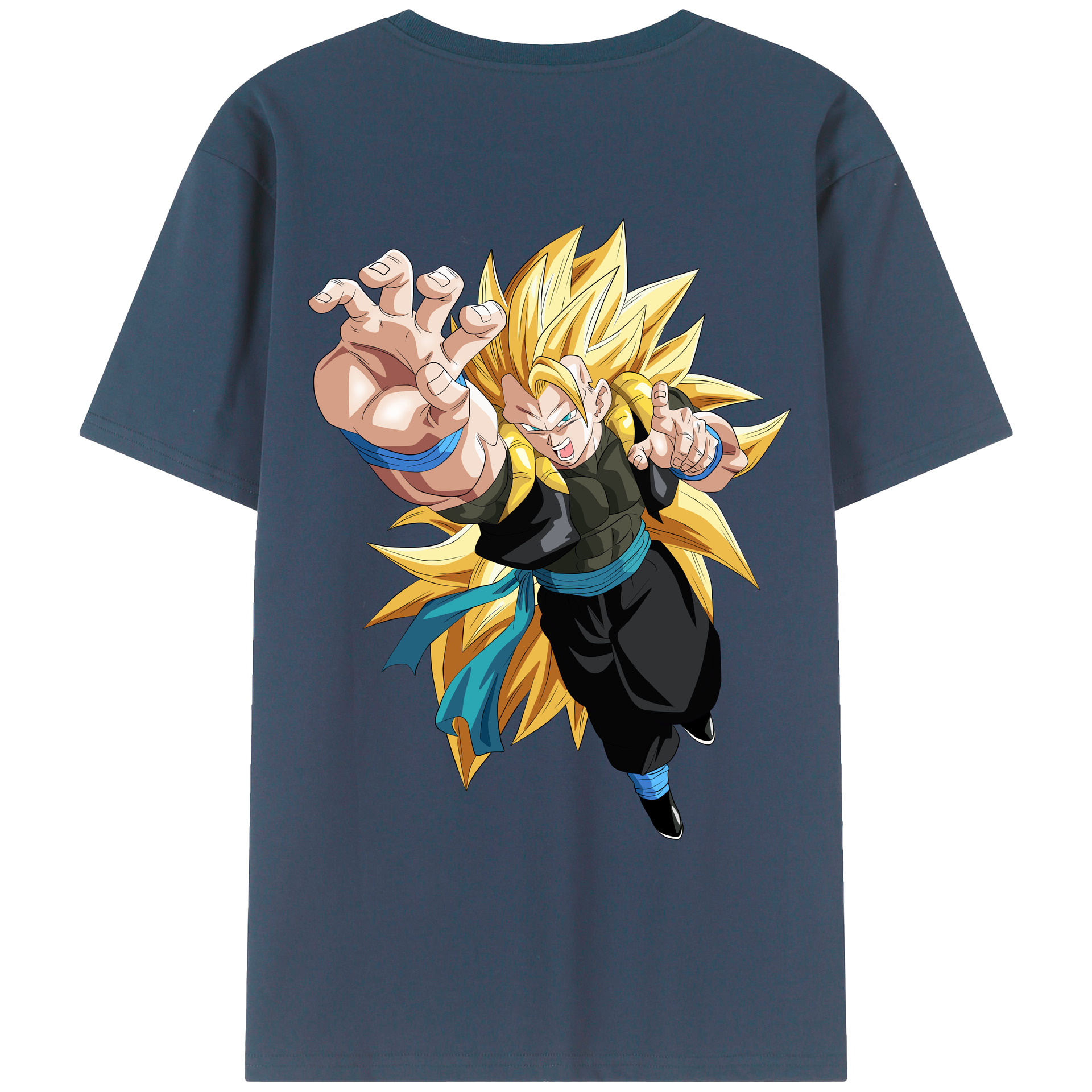 （画像用） ドラゴンボール ベジータ四世（Bejīta Yonsei）DRAGON BALL Vegeta IV レディース半袖Tシャツ(バックプリント)