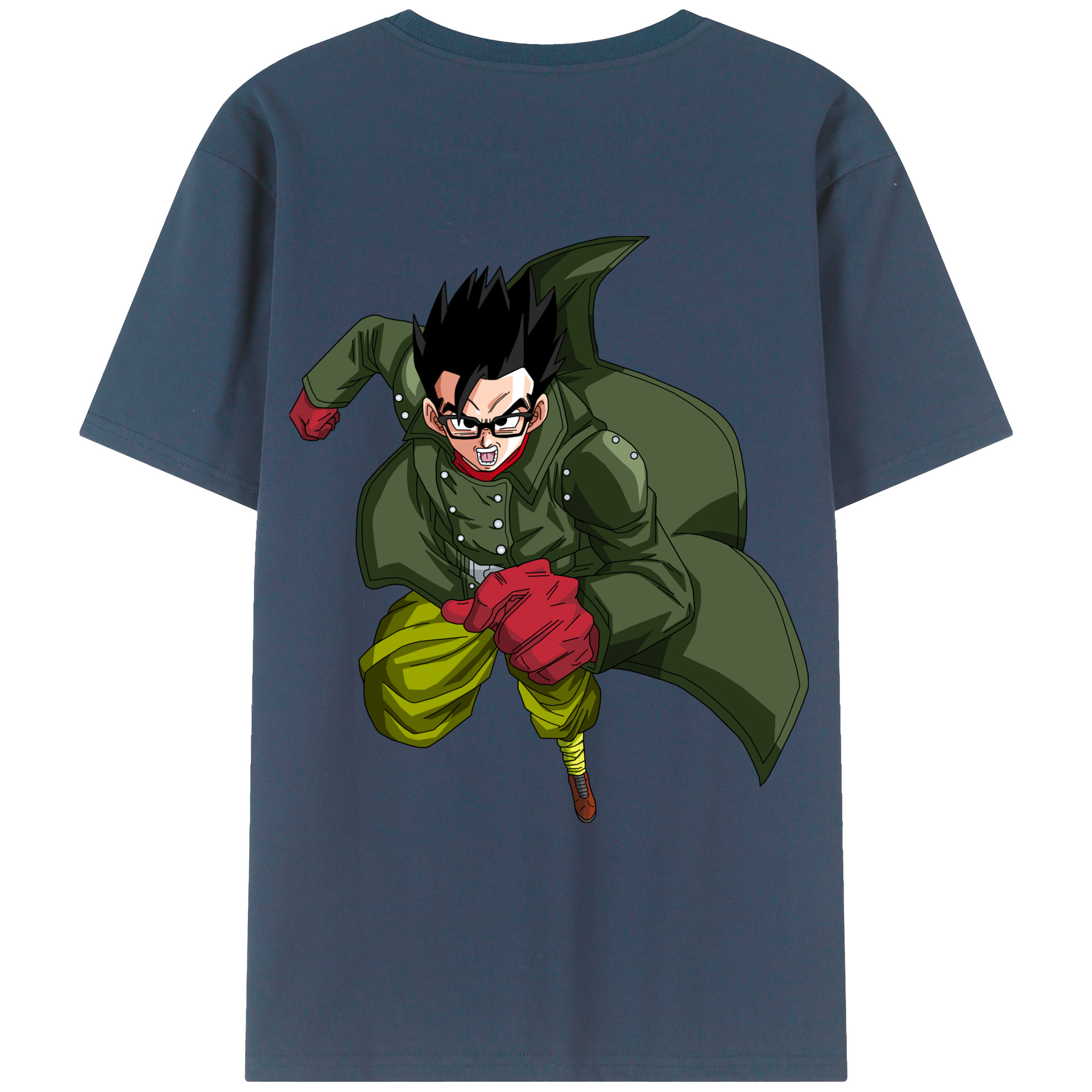 （画像用） ドラゴンボール 孫 悟飯（そんごはん）DRAGON BALL Son Gohan レディース半袖Tシャツ(バックプリント)