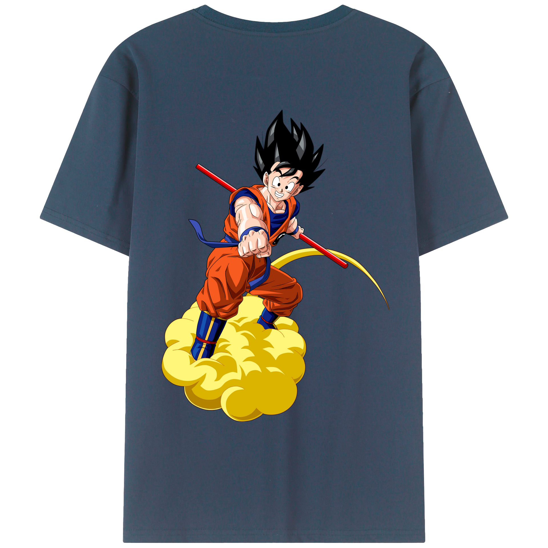 （画像用） ドラゴンボール 孫 悟飯（そんごはん）DRAGON BALL Son Gohan レディース半袖Tシャツ(バックプリント)