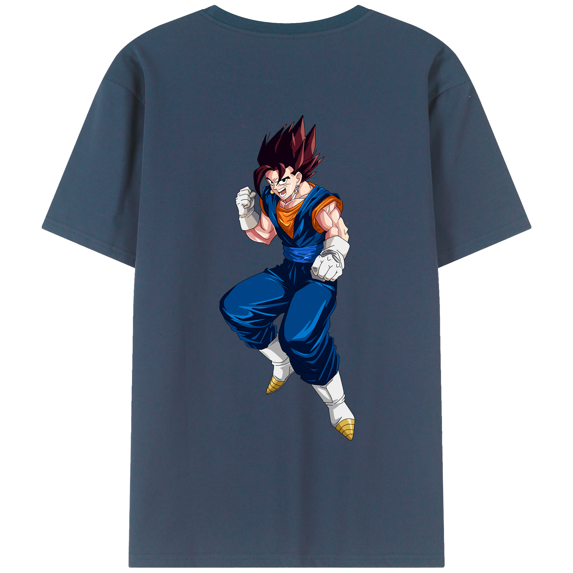 （画像用） ドラゴンボール 孫 悟飯（そんごはん）DRAGON BALL Son Gohan レディース半袖Tシャツ(バックプリント)