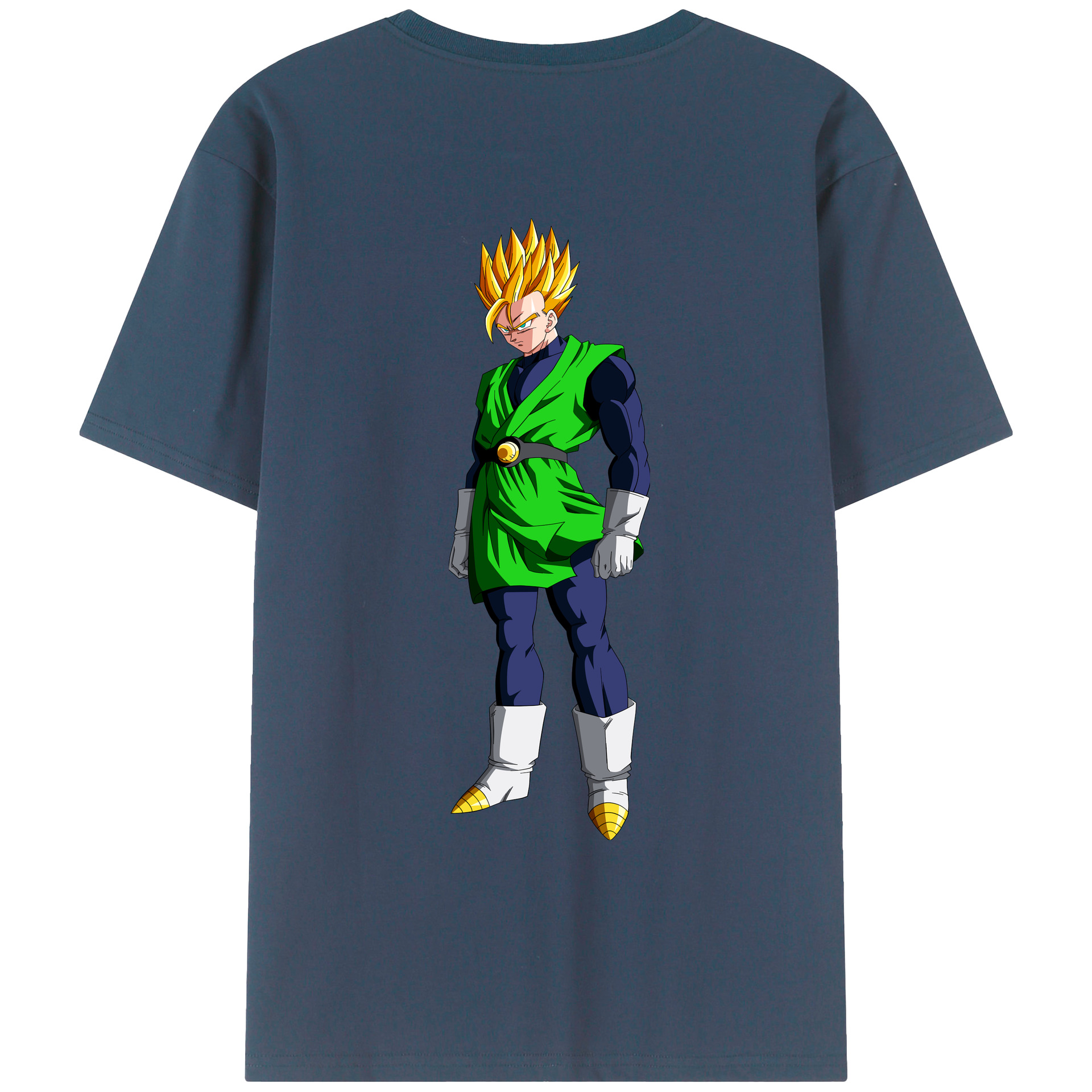 （画像用） ドラゴンボール 孫 悟飯（そんごはん）DRAGON BALL Son Gohan レディース半袖Tシャツ(バックプリント)