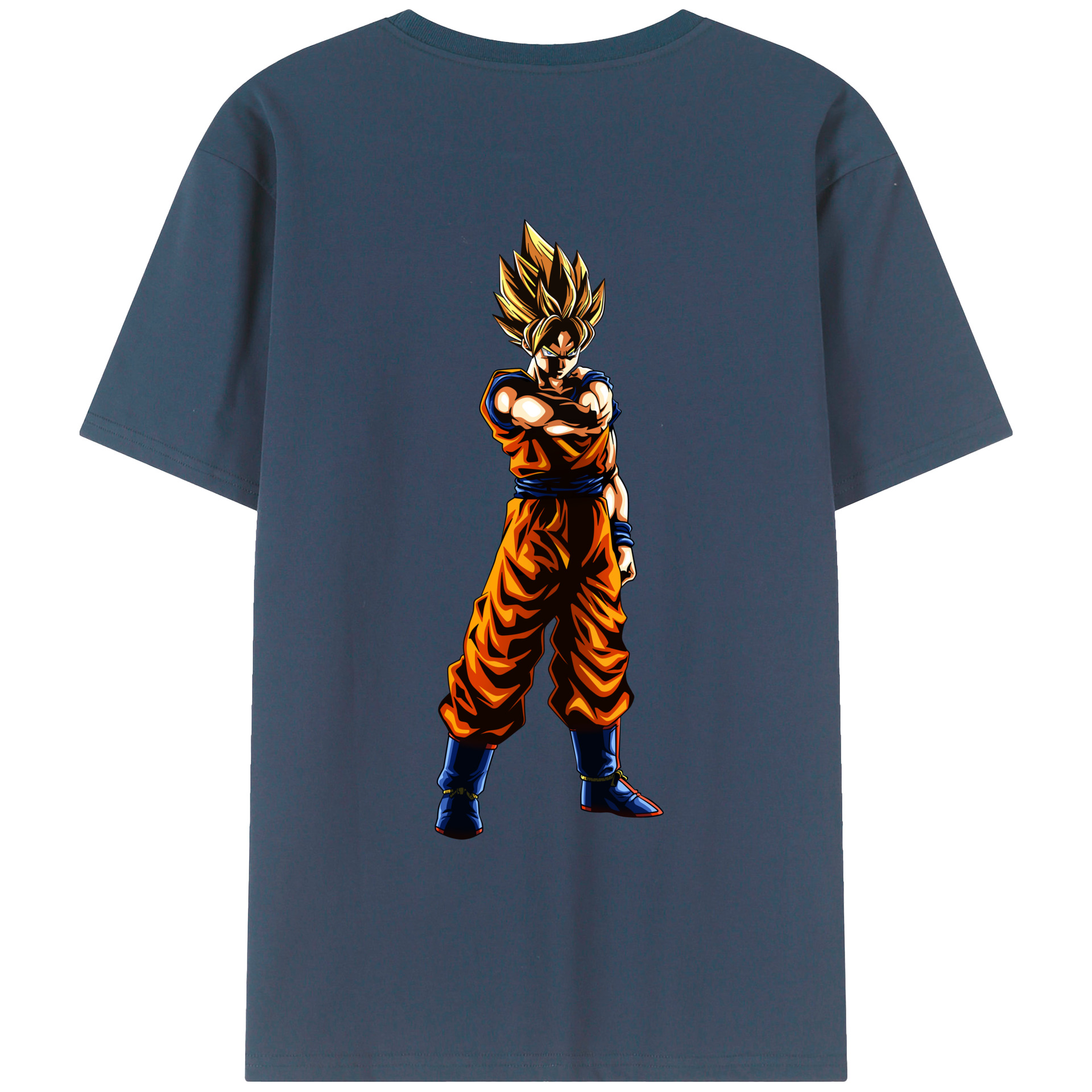 （画像用） ドラゴンボール 孫 悟飯（そんごはん）DRAGON BALL Son Gohan レディース半袖Tシャツ(バックプリント)