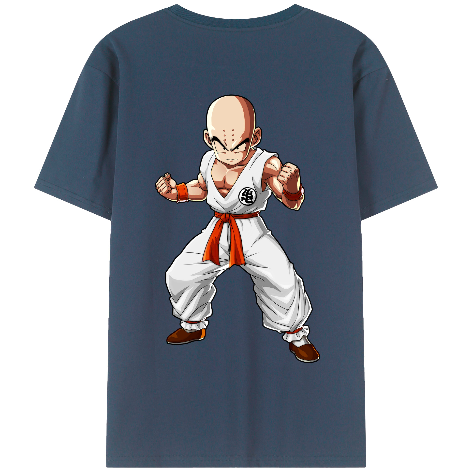 （画像用） ドラゴンボール クリリン DRAGON BALL krillin レディース半袖Tシャツ(バックプリント)