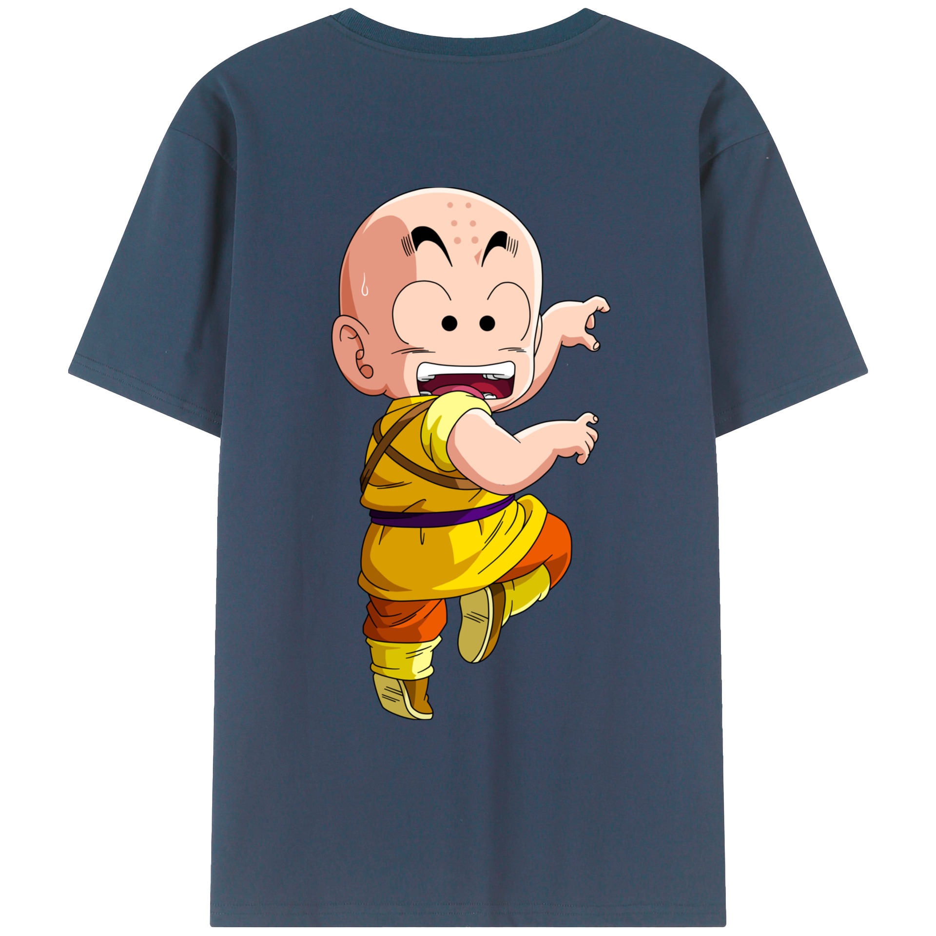 （画像用） ドラゴンボール クリリン DRAGON BALL krillin レディース半袖Tシャツ(バックプリント)