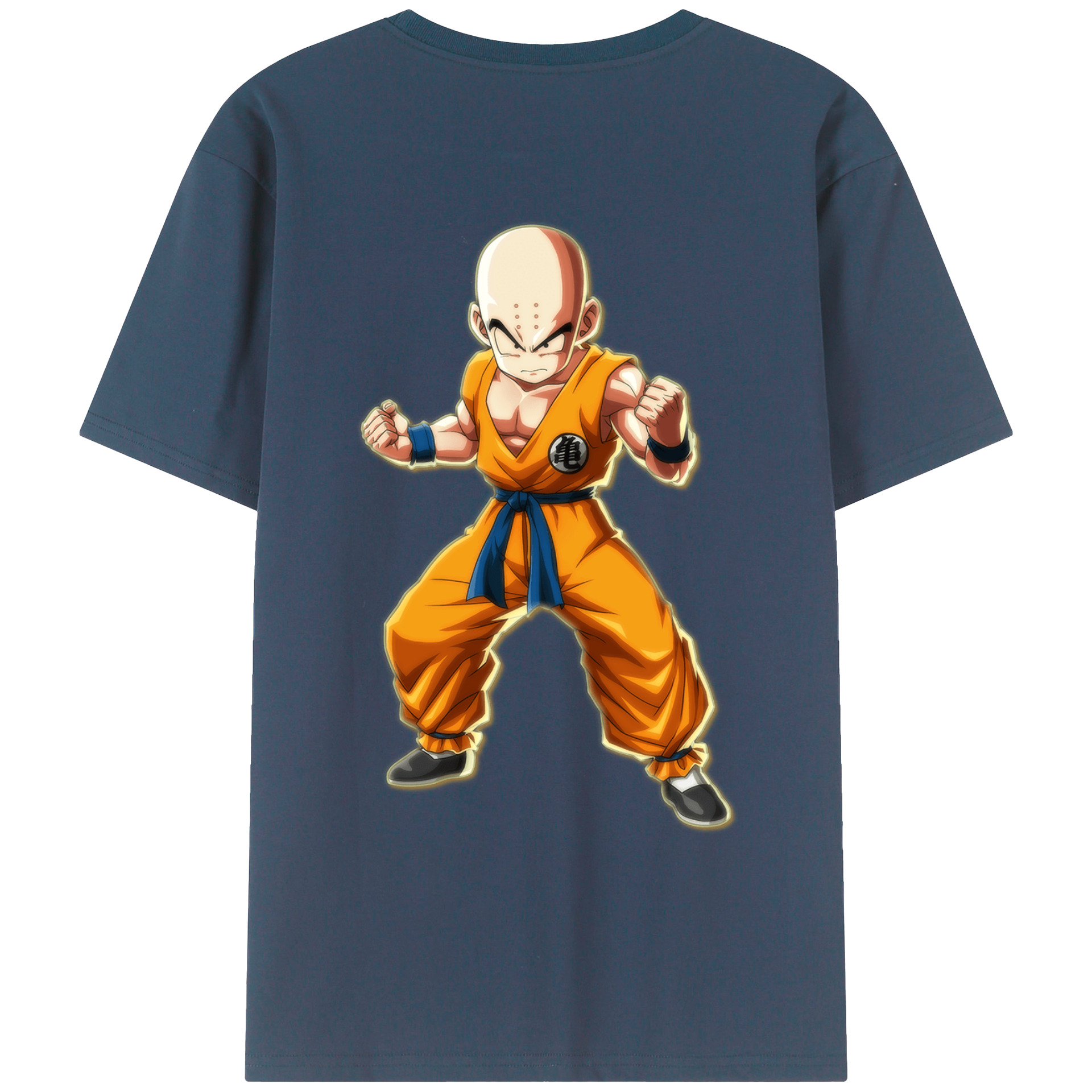 （画像用） ドラゴンボール クリリン DRAGON BALL krillin レディース半袖Tシャツ(バックプリント)