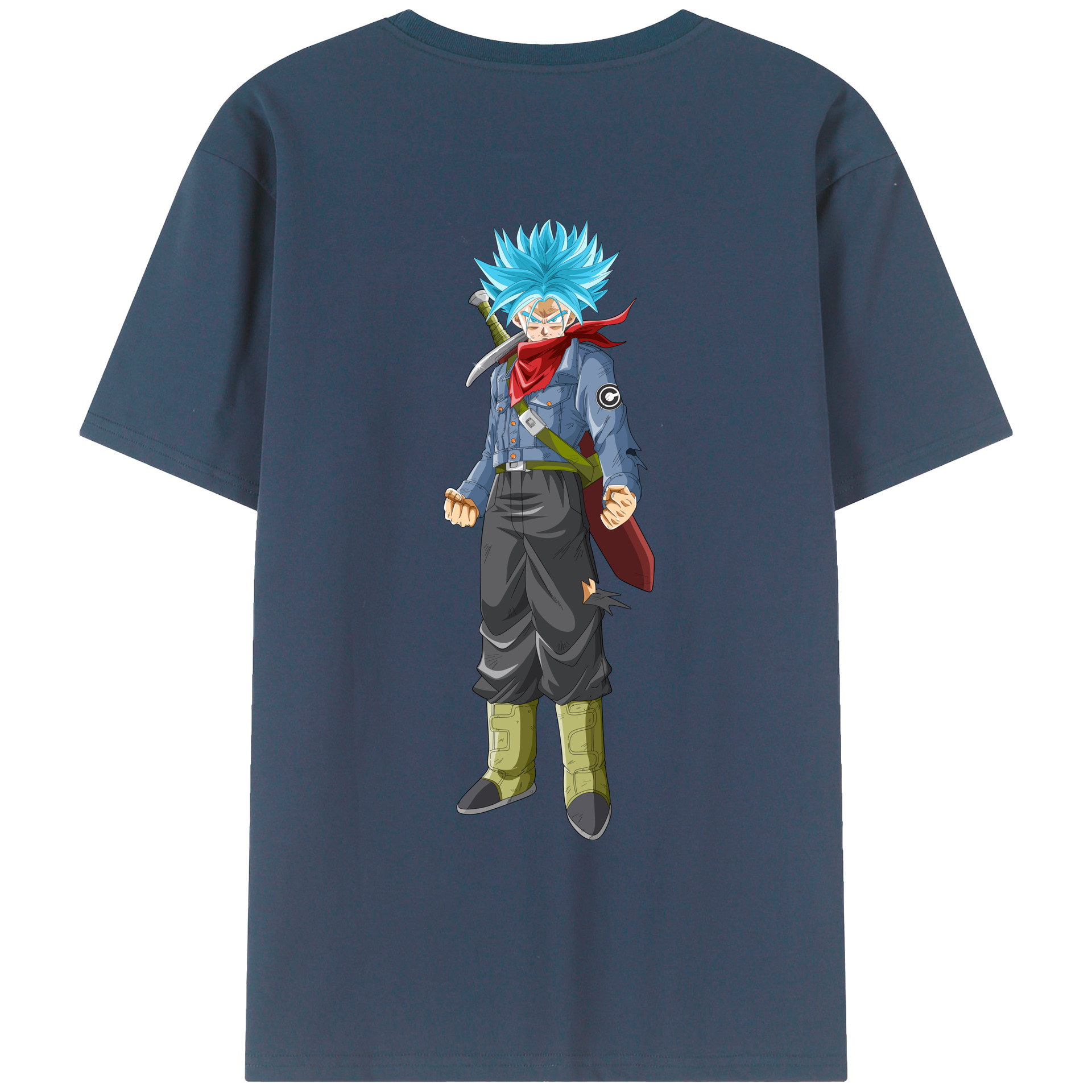 （画像用） ドラゴンボール トランクス（Torankusu）DRAGON BALL Trunks レディース半袖Tシャツ(バックプリント)