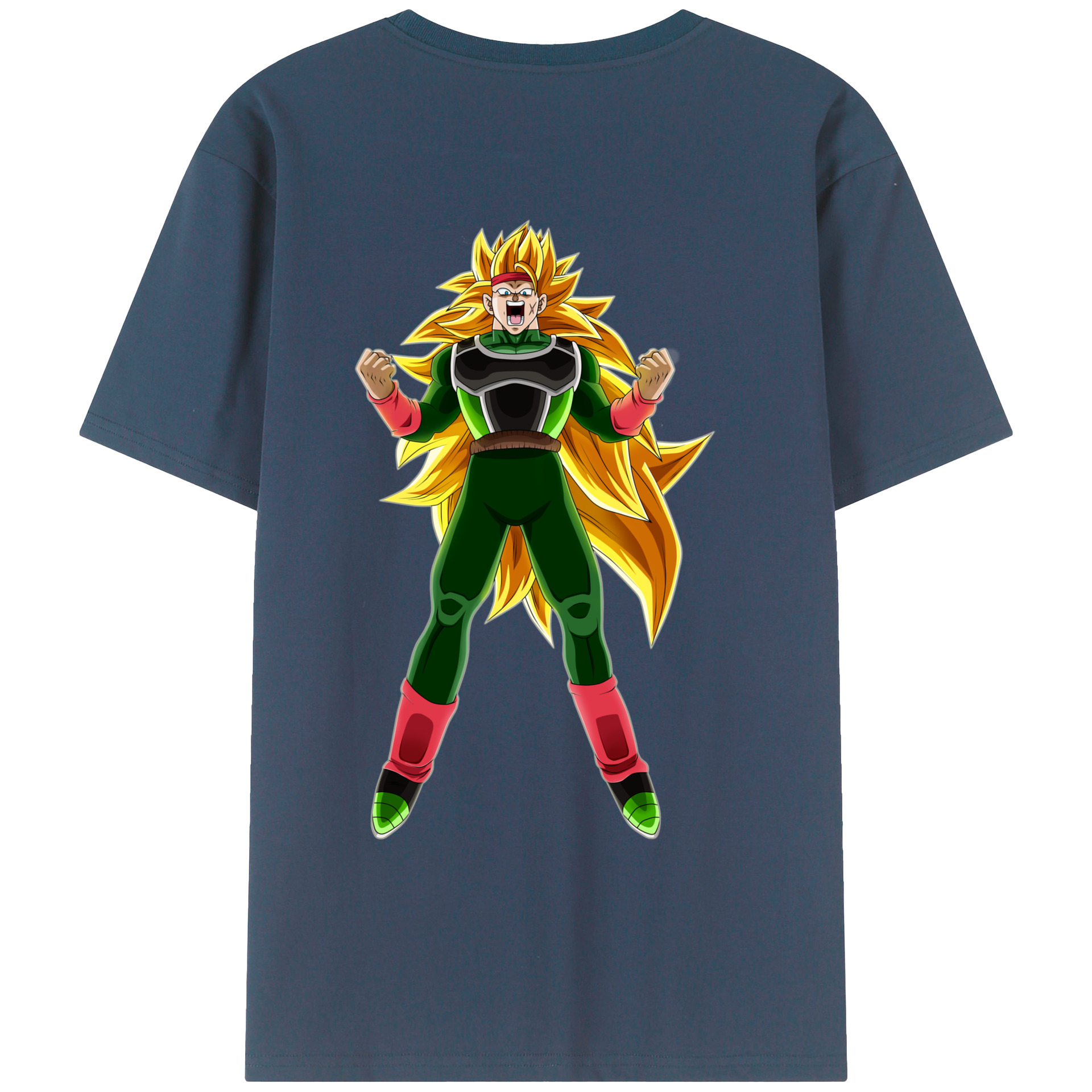（画像用） ドラゴンボール ブロリー DRAGON BALL Broli レディース半袖Tシャツ(バックプリント)