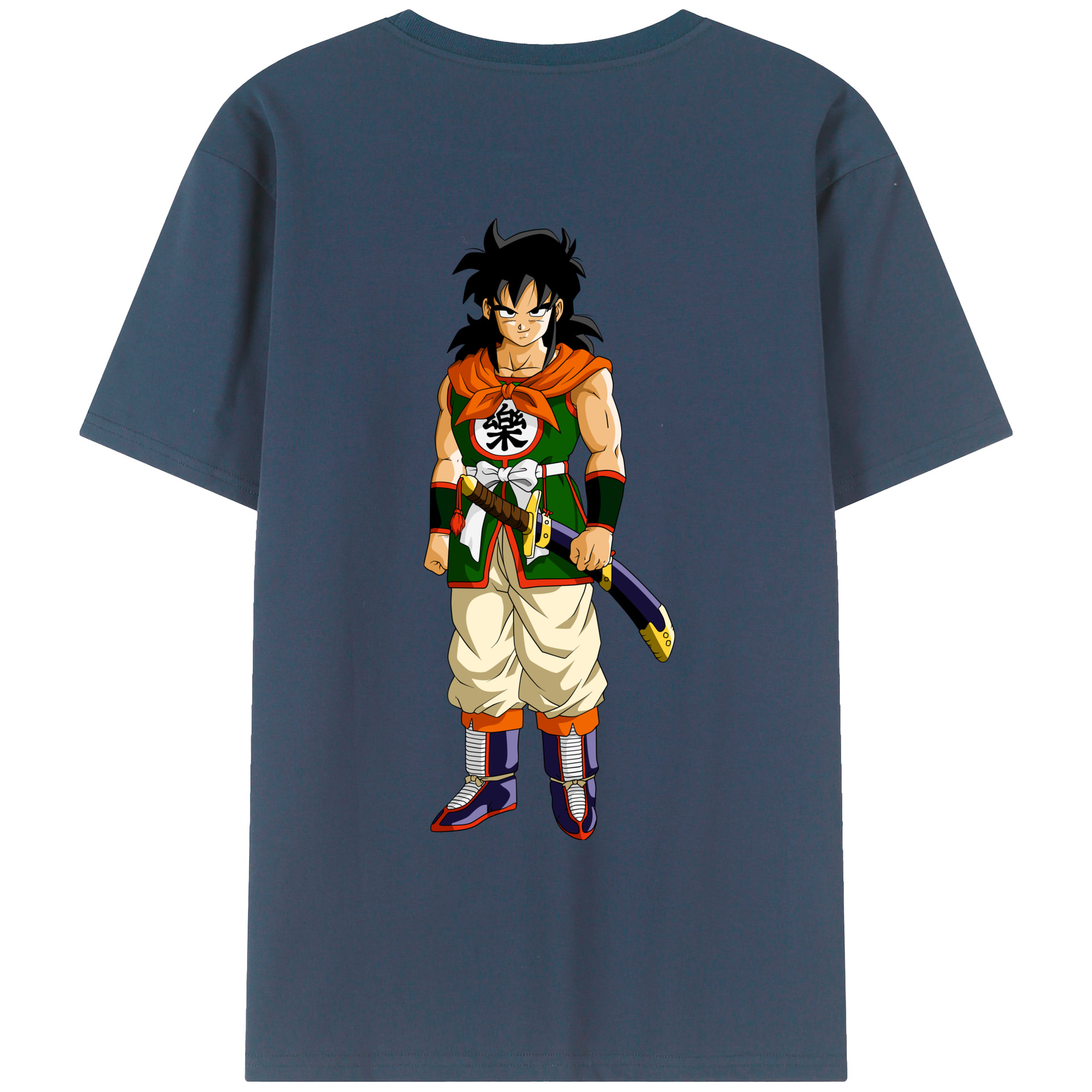 （画像用） ドラゴンボール ヤムチャ DRAGON BALL Yamcha レディース半袖Tシャツ(バックプリント)