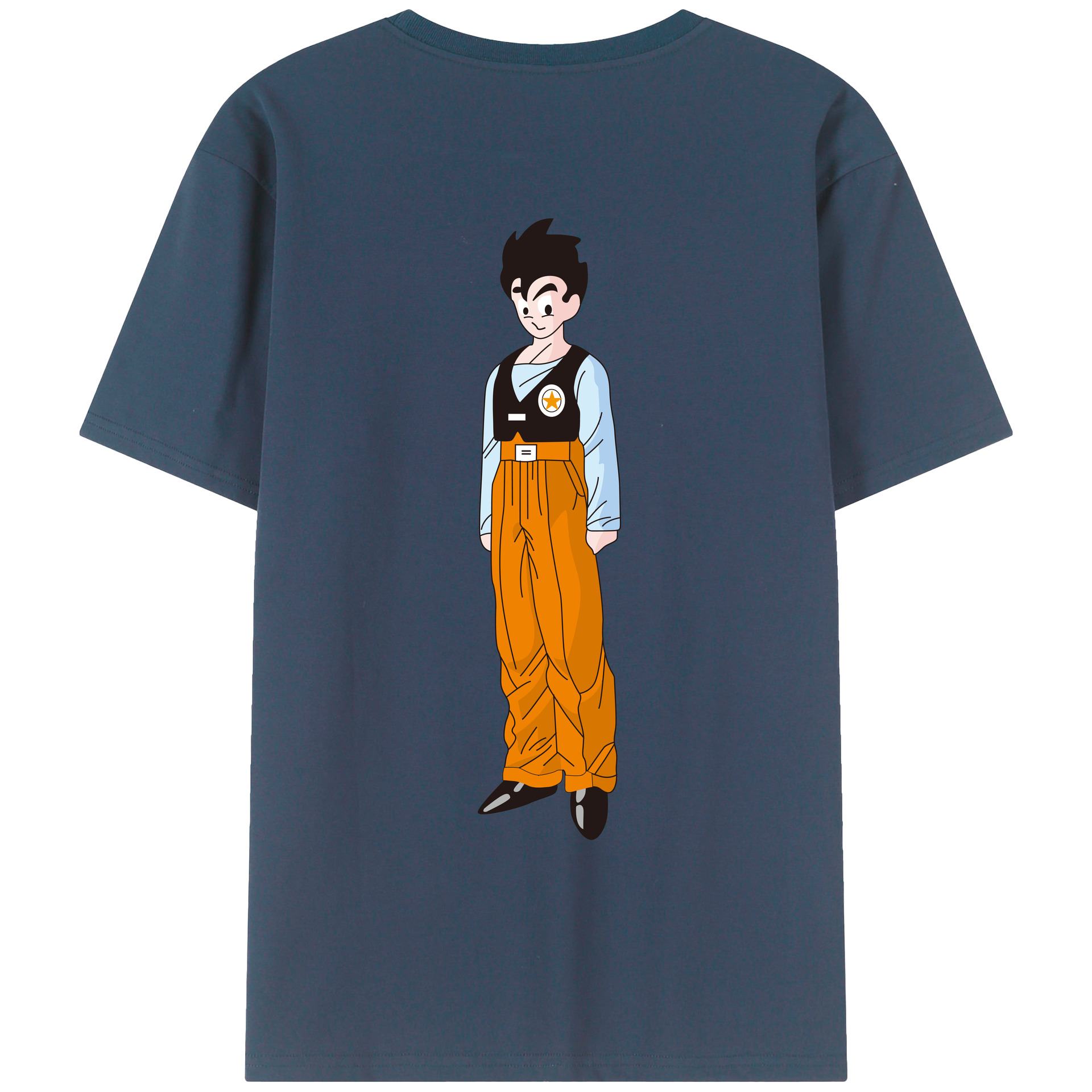 （画像用） ドラゴンボール DRAGON BALL レディース半袖Tシャツ(バックプリント)