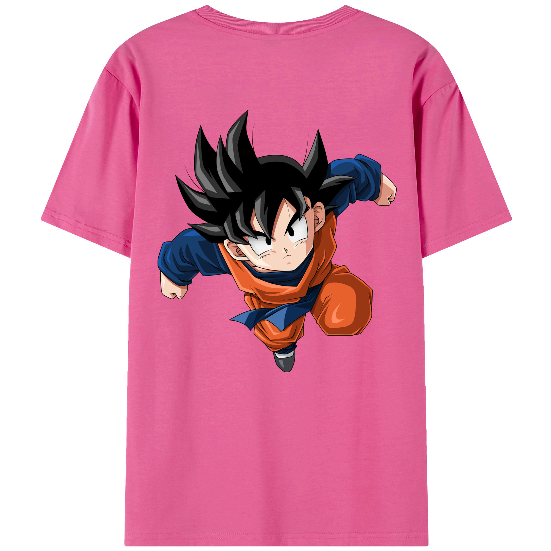 （画像用） ドラゴンボール 孫悟空（そん ごくう）Son Goku カカロット DRAGON BALL Kakarotto レディース半袖Tシャツ(バックプリント)
