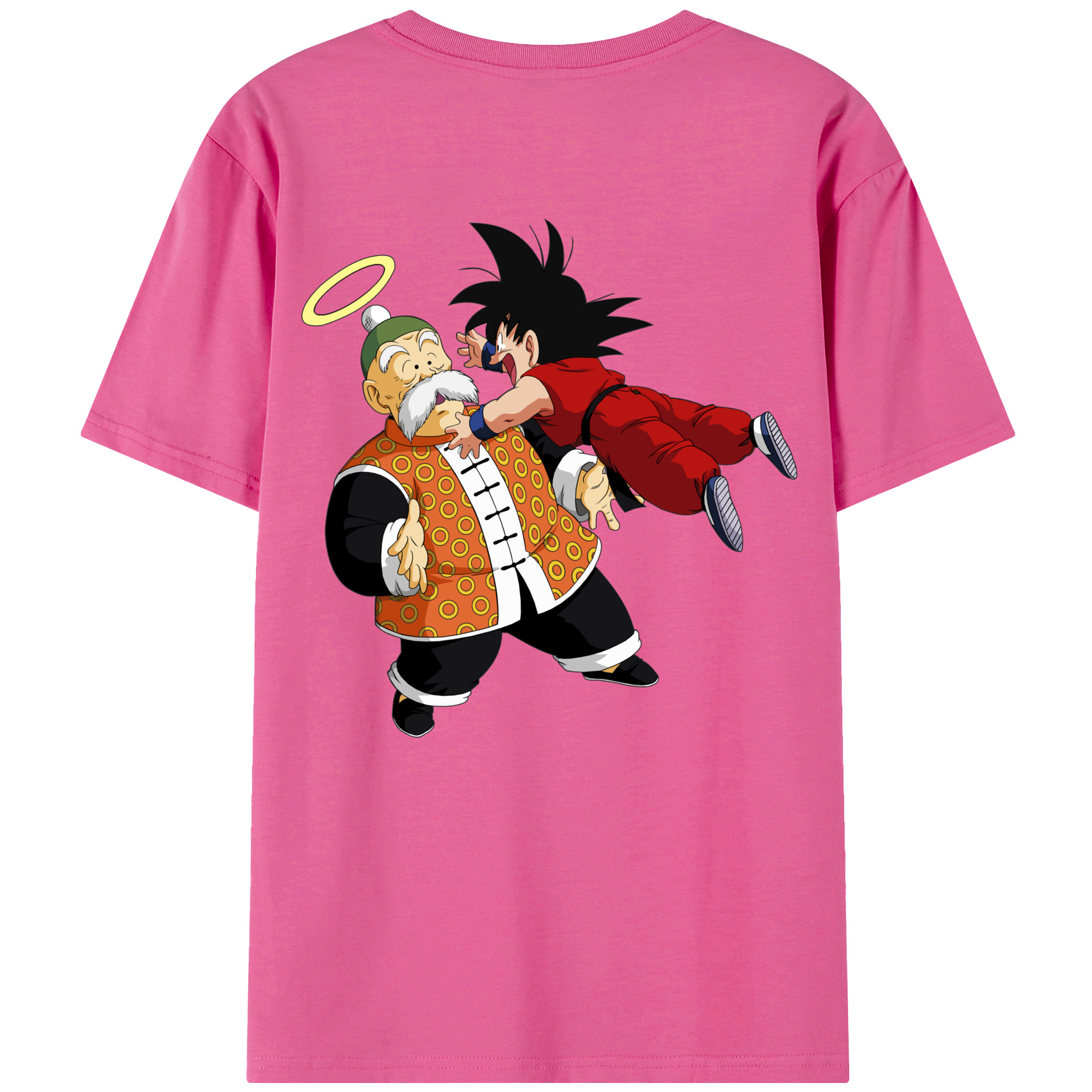 （画像用） ドラゴンボール 孫悟空（そん ごくう）Son Goku カカロット DRAGON BALL Kakarotto レディース半袖Tシャツ(バックプリント)