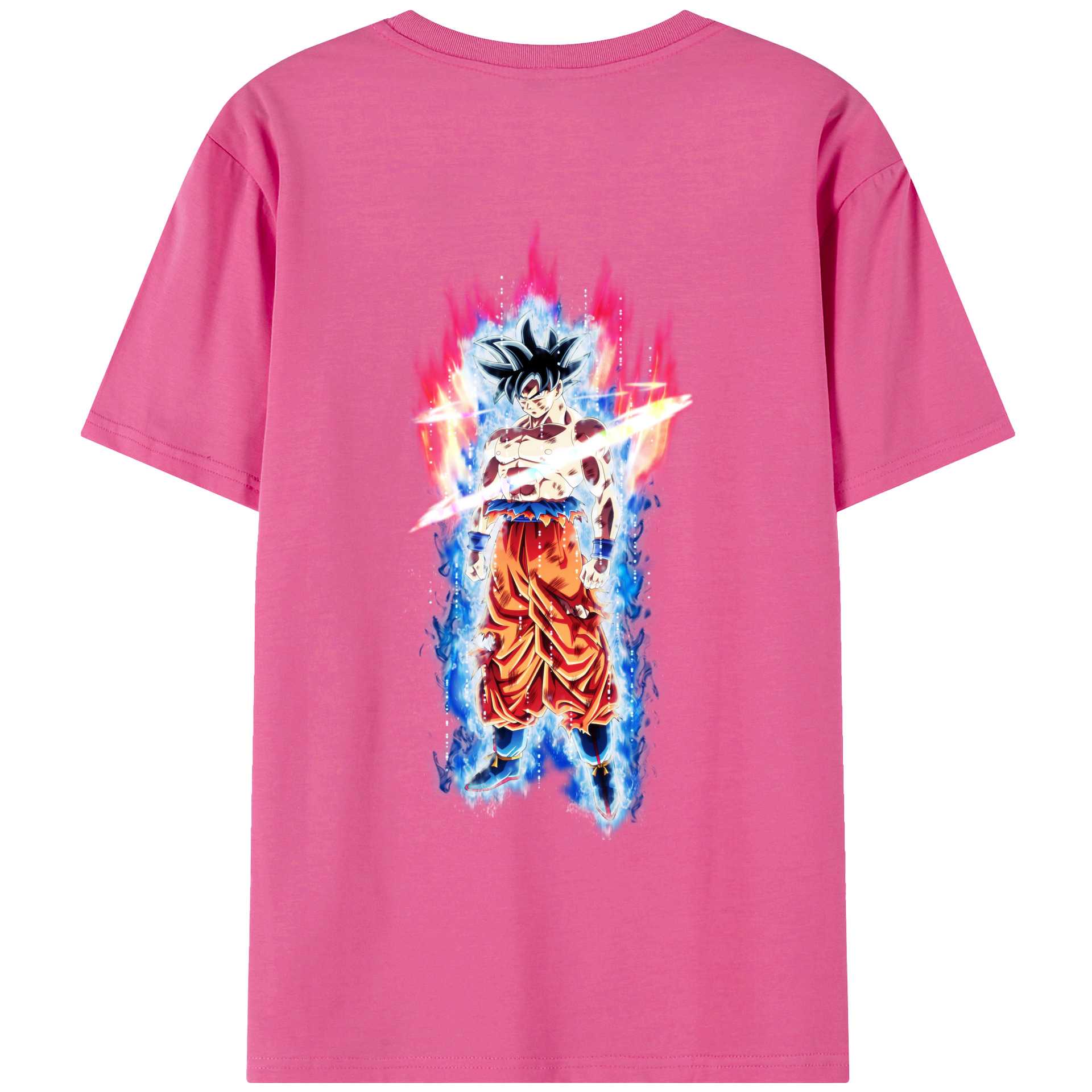 （画像用） ドラゴンボール 孫悟空（そん ごくう）Son Goku カカロット DRAGON BALL Kakarotto レディース半袖Tシャツ(バックプリント)