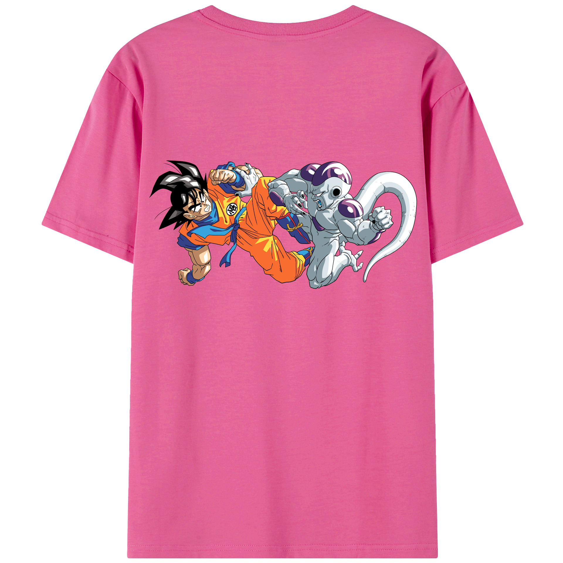 （画像用） ドラゴンボール 孫悟空（そん ごくう）Son Goku カカロット DRAGON BALL Kakarotto レディース半袖Tシャツ(バックプリント)