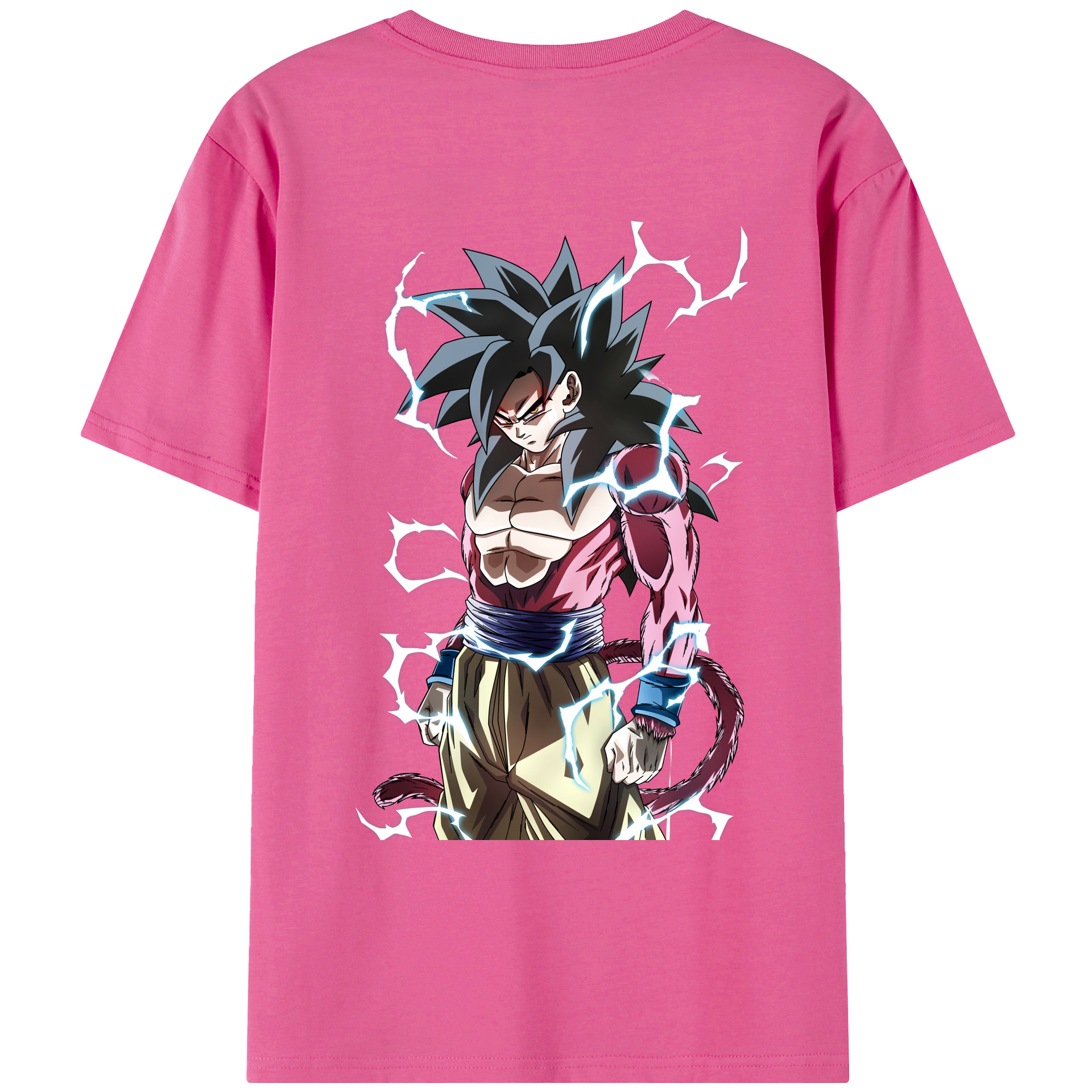 （画像用） ドラゴンボール 孫悟空（そん ごくう）Son Goku カカロット DRAGON BALL Kakarotto レディース半袖Tシャツ(バックプリント)