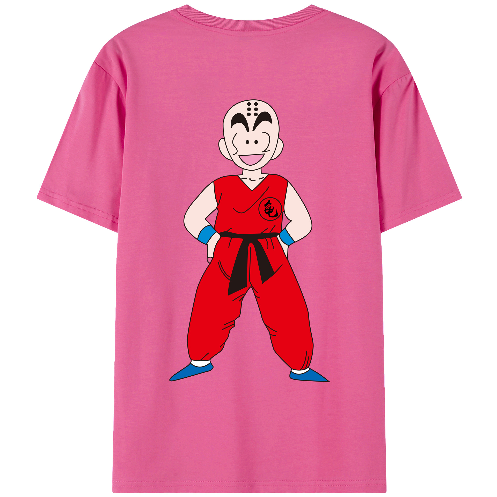 （画像用） ドラゴンボール クリリン DRAGON BALL krillin レディース半袖Tシャツ(バックプリント)