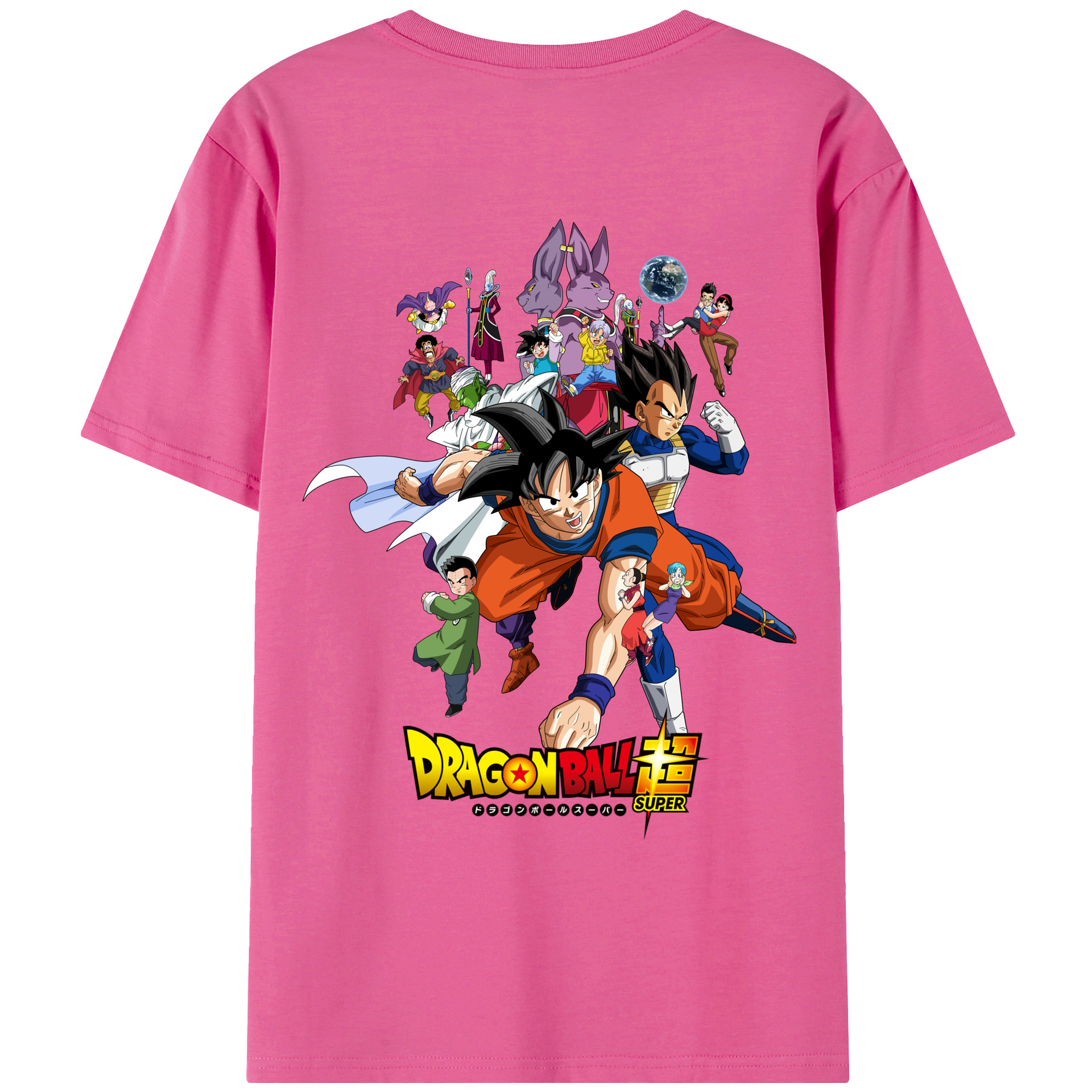 （画像用） ドラゴンボール DRAGON BALL レディース半袖Tシャツ(バックプリント)