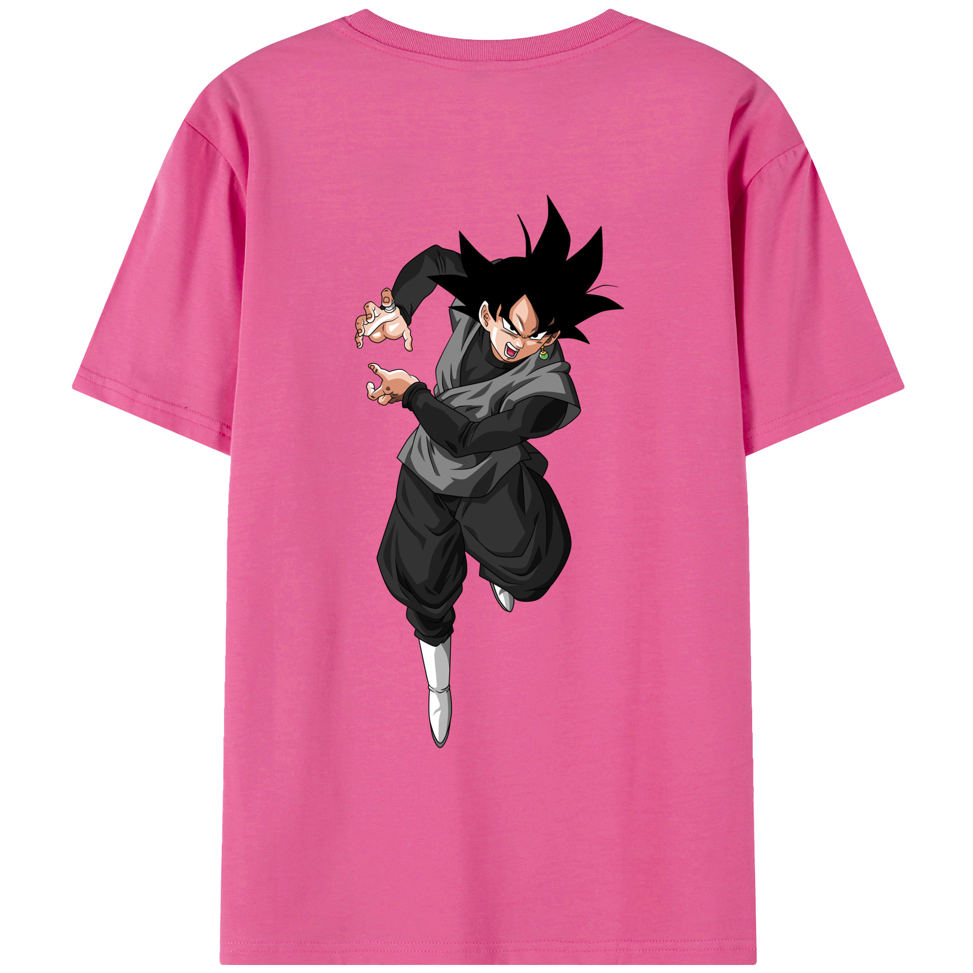 （画像用） ドラゴンボール ベジータ四世（Bejīta Yonsei）DRAGON BALL Vegeta IV レディース半袖Tシャツ(バックプリント)
