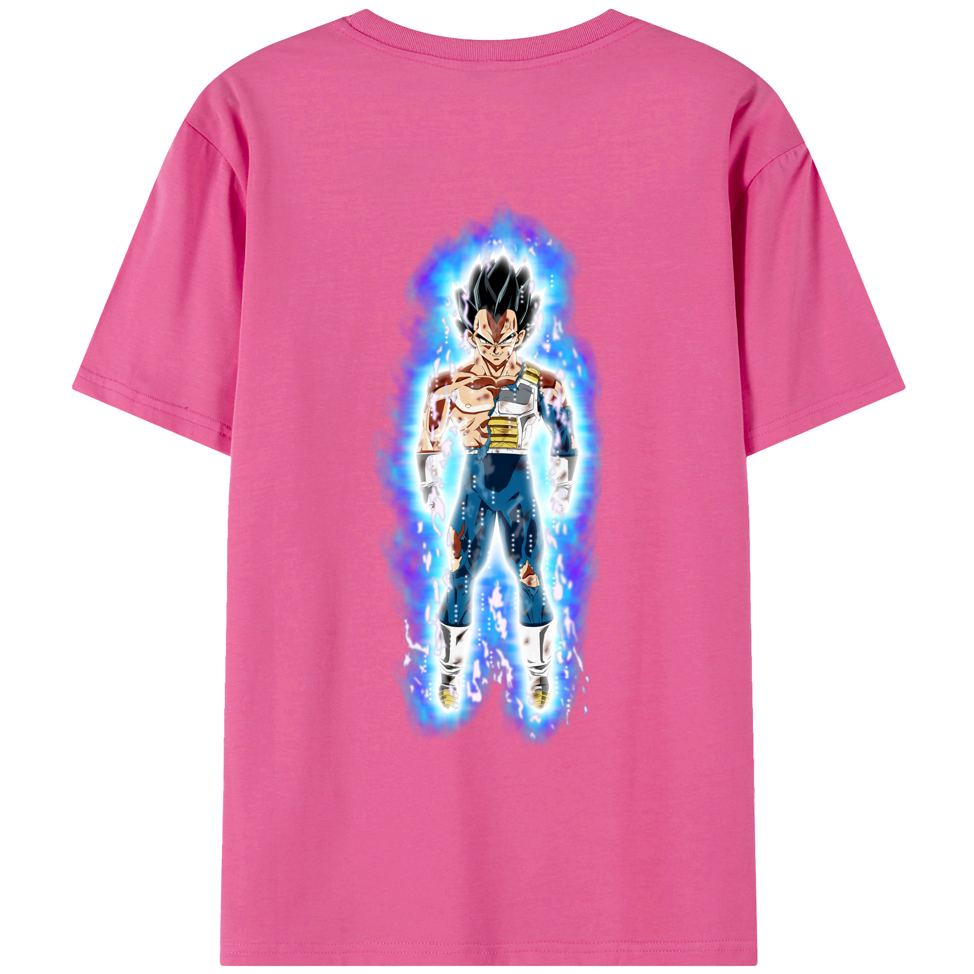 （画像用） ドラゴンボール ベジータ四世（Bejīta Yonsei）DRAGON BALL Vegeta IV レディース半袖Tシャツ(バックプリント)