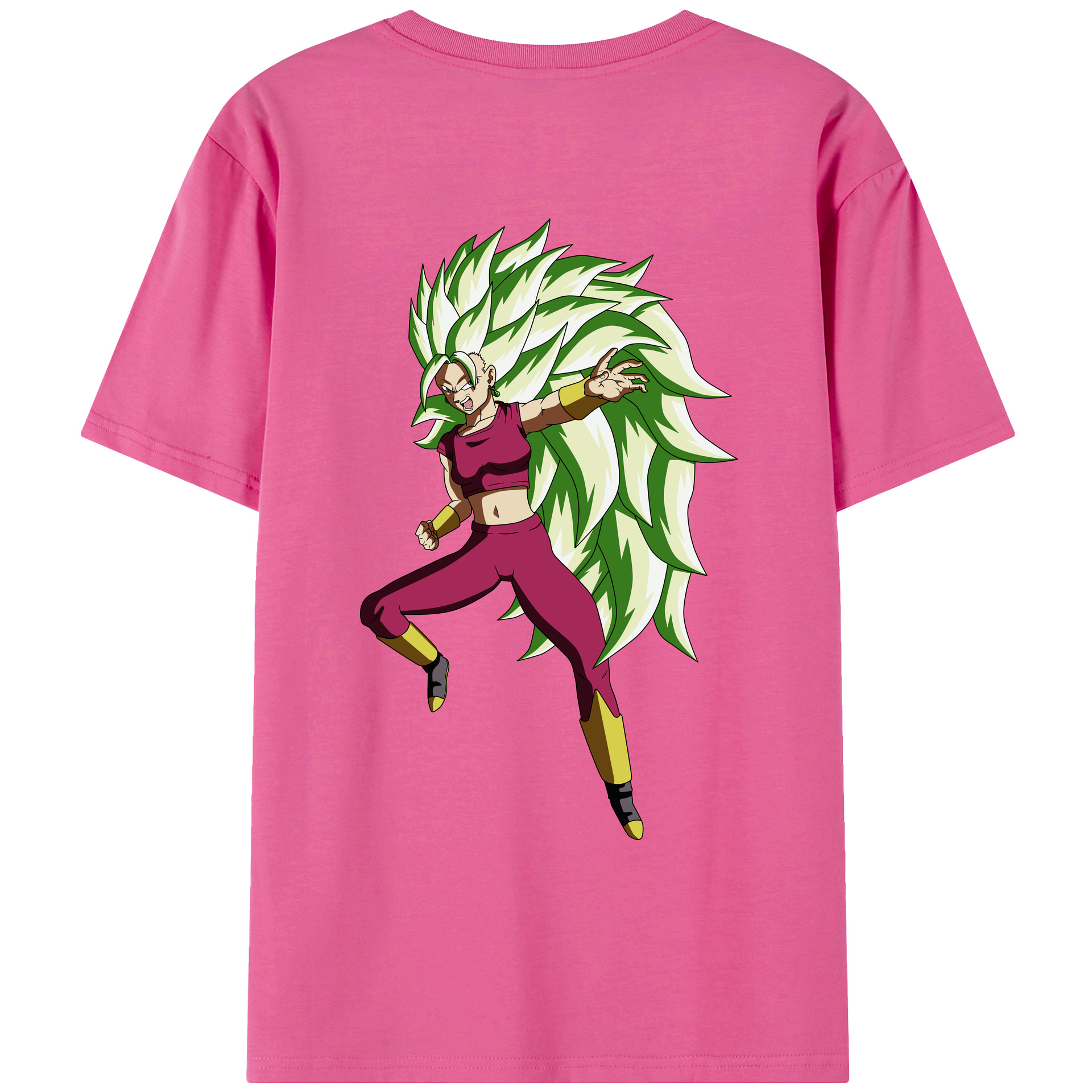 （画像用） ドラゴンボール DRAGON BALL レディース半袖Tシャツ(バックプリント)