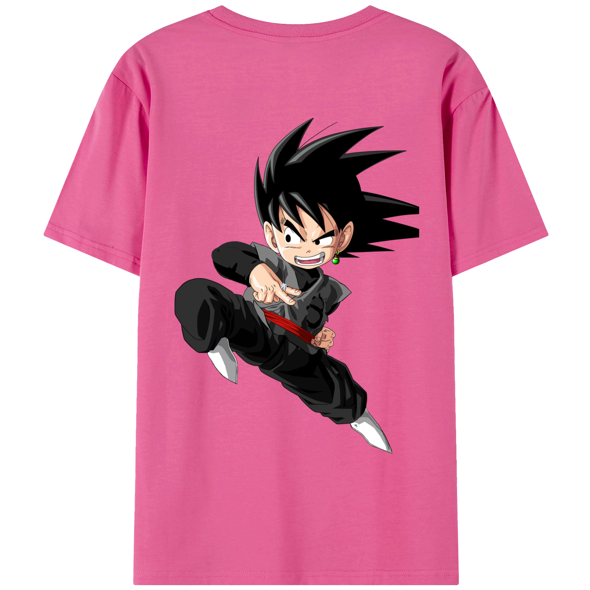 （画像用） ドラゴンボール 孫悟空（そん ごくう）Son Goku カカロット DRAGON BALL Kakarotto レディース半袖Tシャツ(バックプリント)