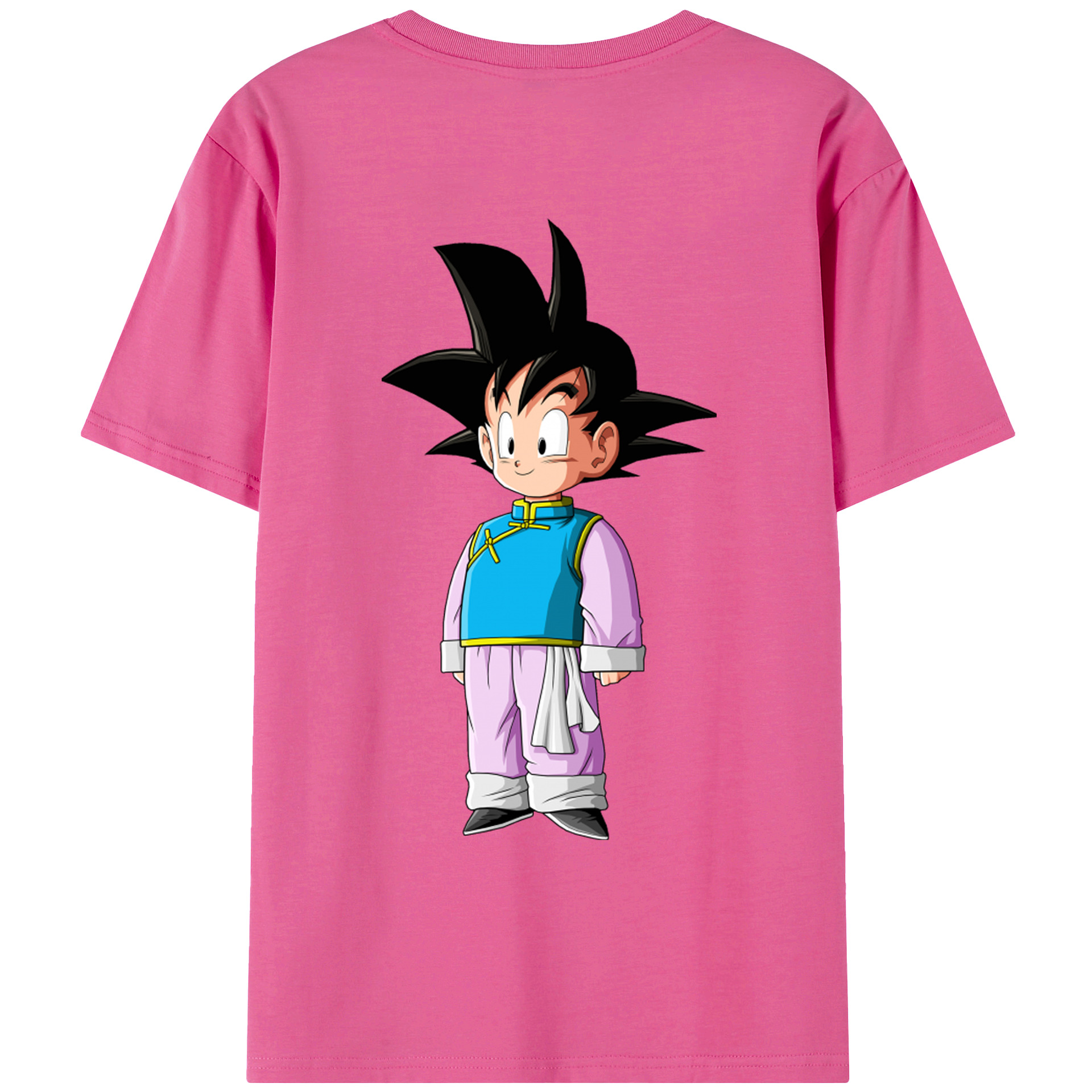 （画像用） ドラゴンボール 孫悟空（そん ごくう）Son Goku カカロット DRAGON BALL Kakarotto レディース半袖Tシャツ(バックプリント)