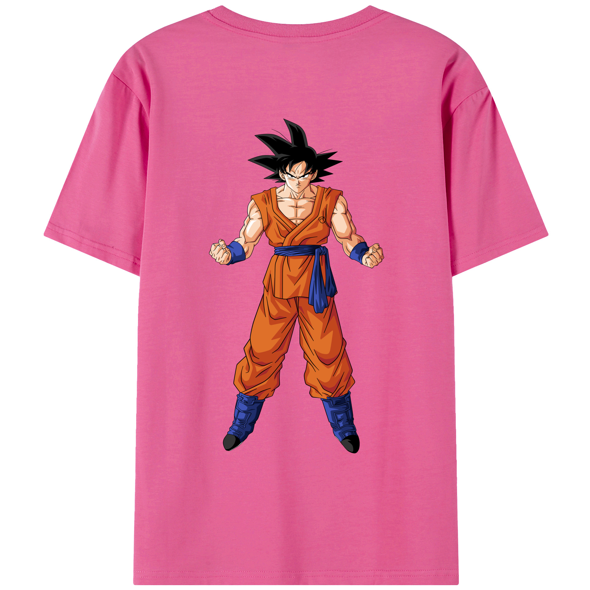 （画像用） ドラゴンボール 孫悟空（そん ごくう）Son Goku カカロット DRAGON BALL Kakarotto レディース半袖Tシャツ(バックプリント)