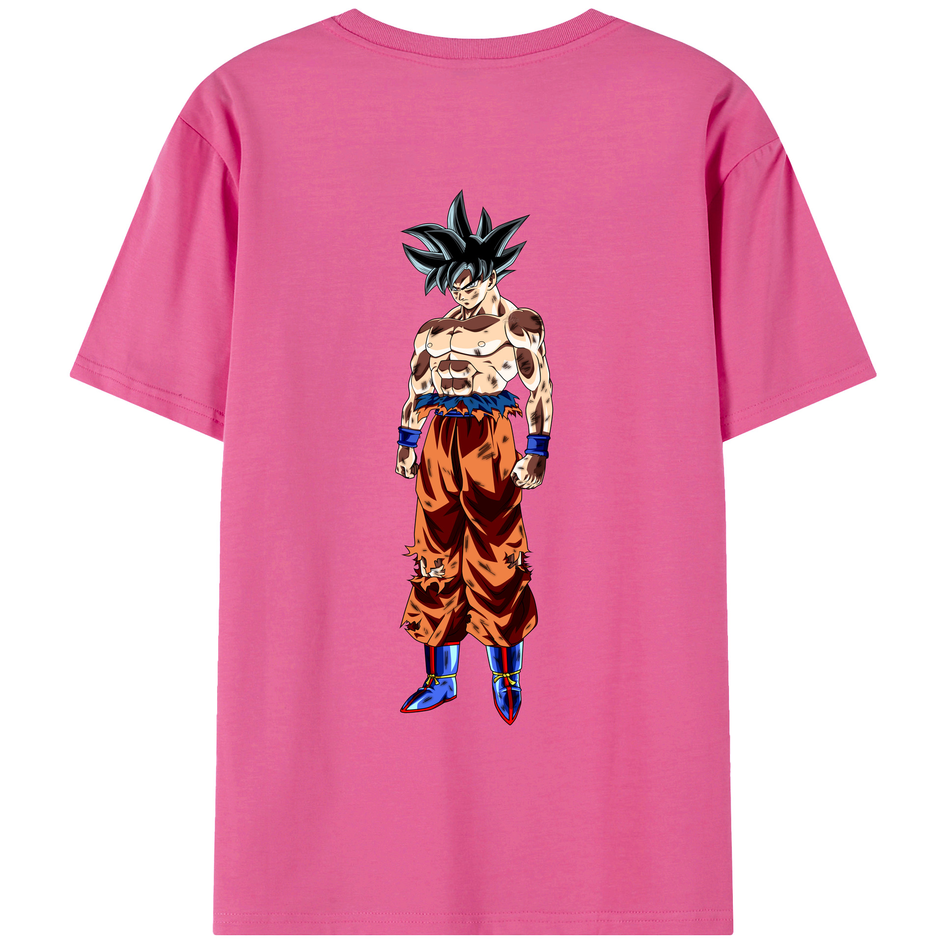 （画像用） ドラゴンボール 孫悟空（そん ごくう）Son Goku カカロット DRAGON BALL Kakarotto レディース半袖Tシャツ(バックプリント)